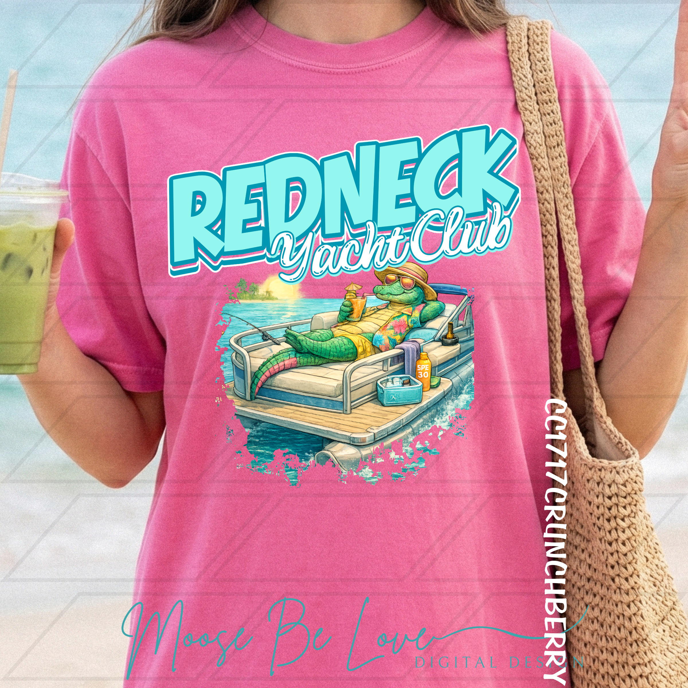 REDNECK YACHY CLUB GATOR PNG