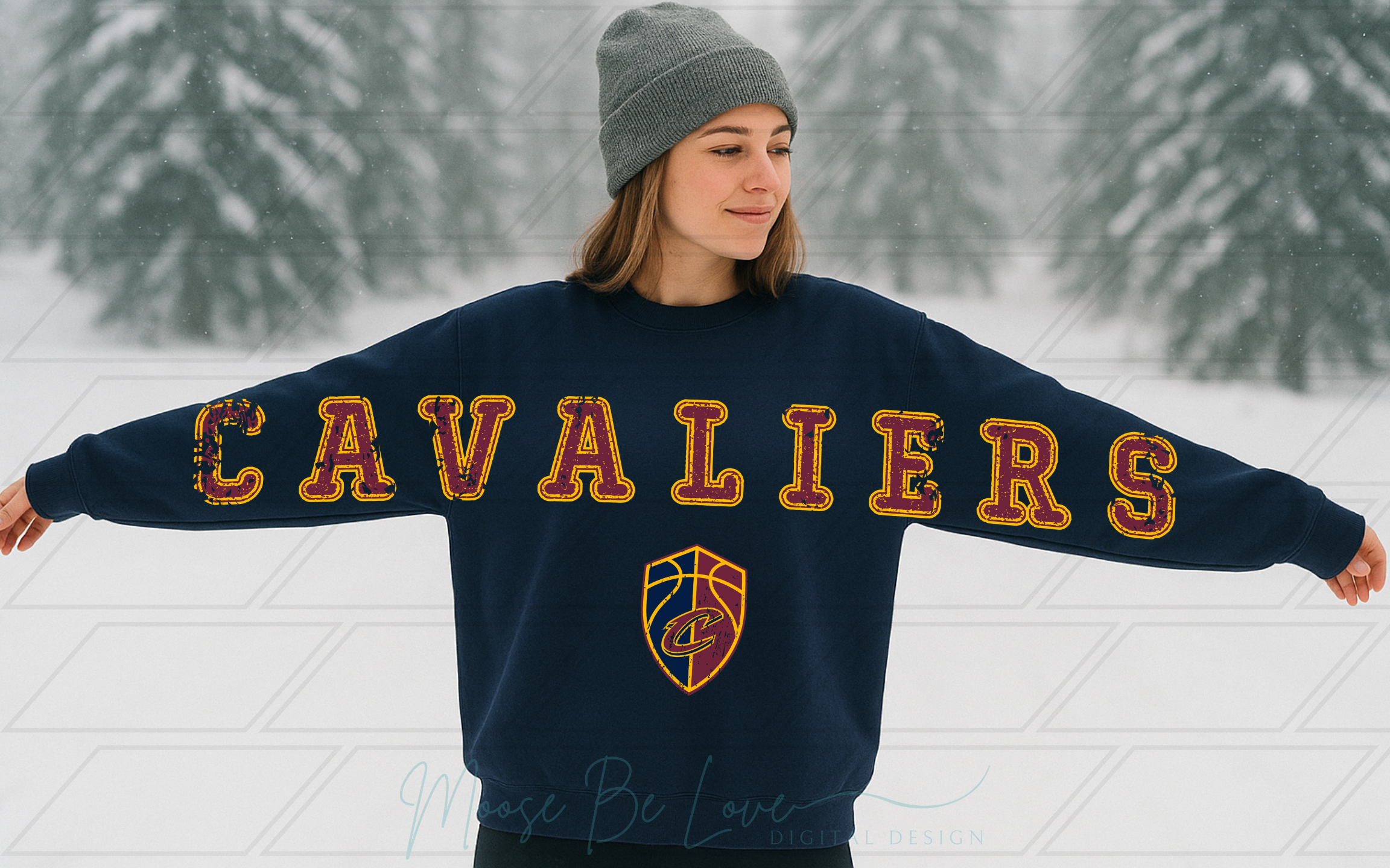 CAVALIERS RETRO DESTROYED EXTENDED ARM BUNDLE