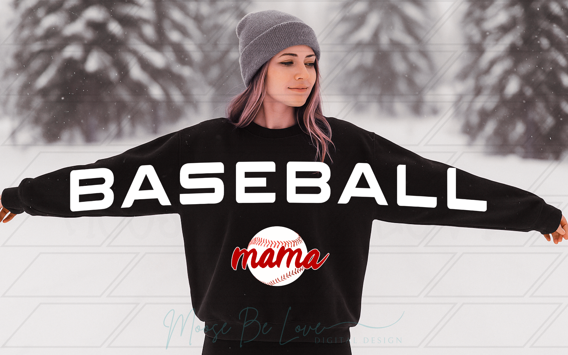 BASEBALL AND SOFTBALL MAMA EXTENDED ARM BUNDLE **INCLUDES NUMBERS 0-9 IN SOFTBALL AND BASEBALL**