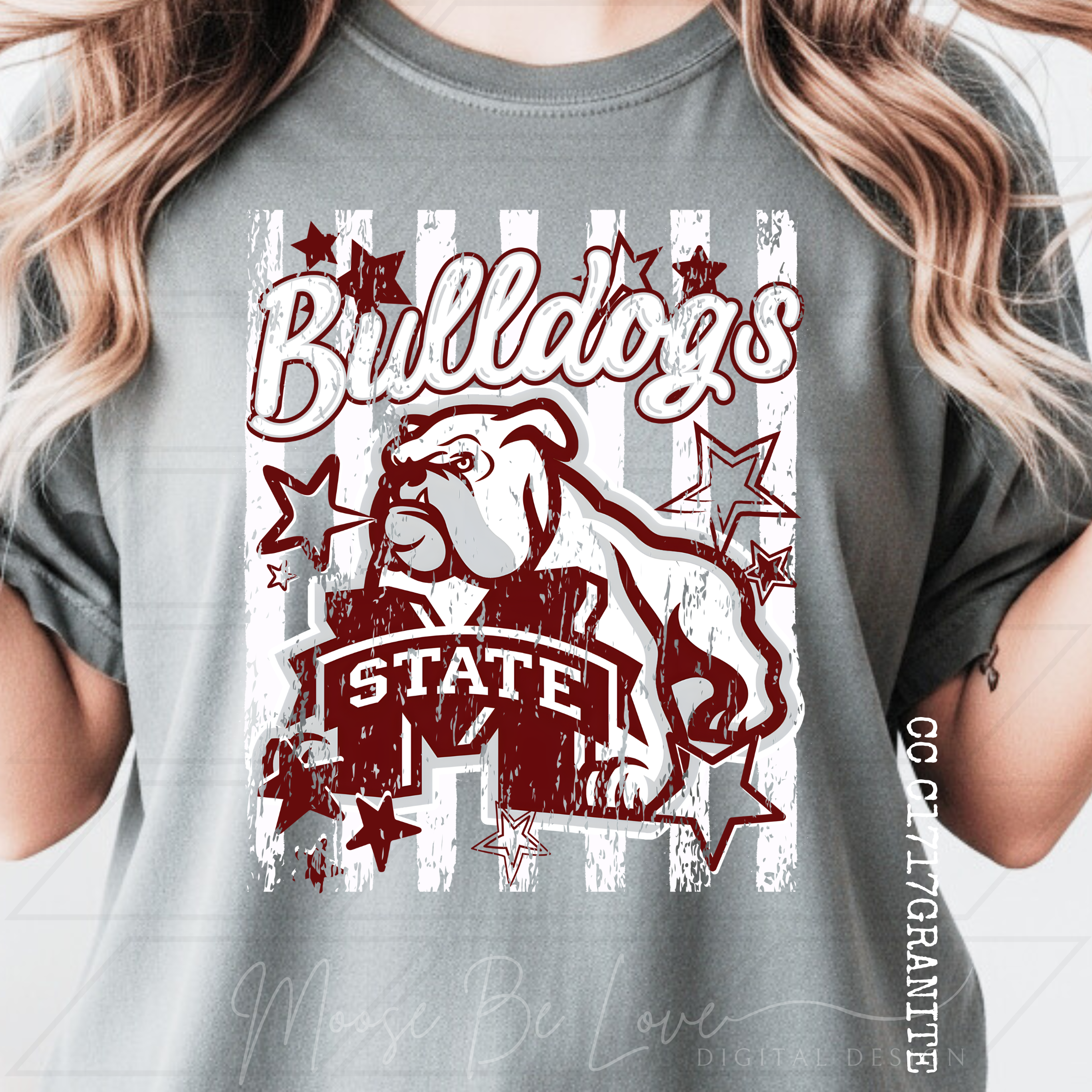 MISSISSIPPI STATE STARS AND VERTICAL STRIPES BUNDLE