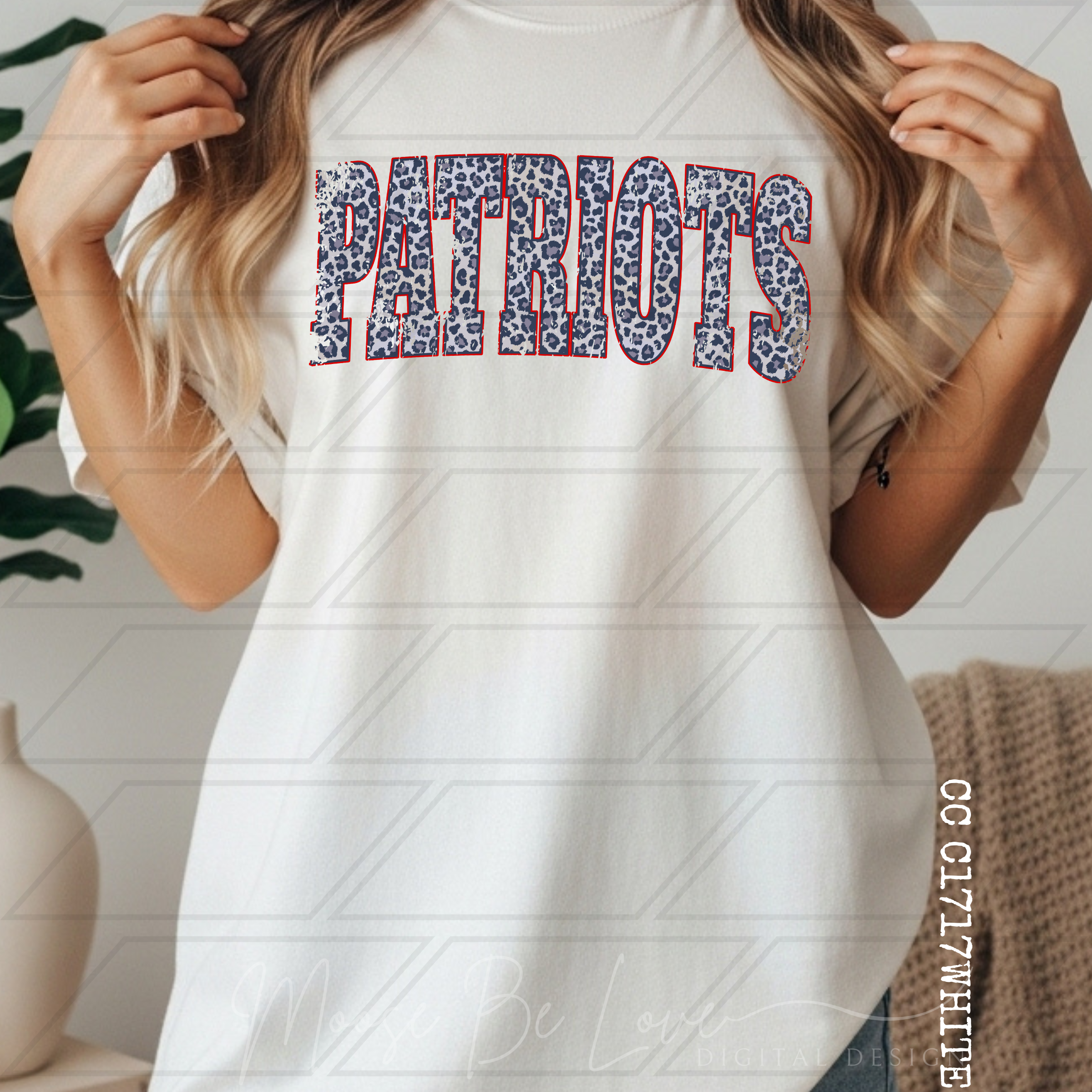 PATRIOTS NAVY VINTAGE LEOPARD ARCH BUNDLE