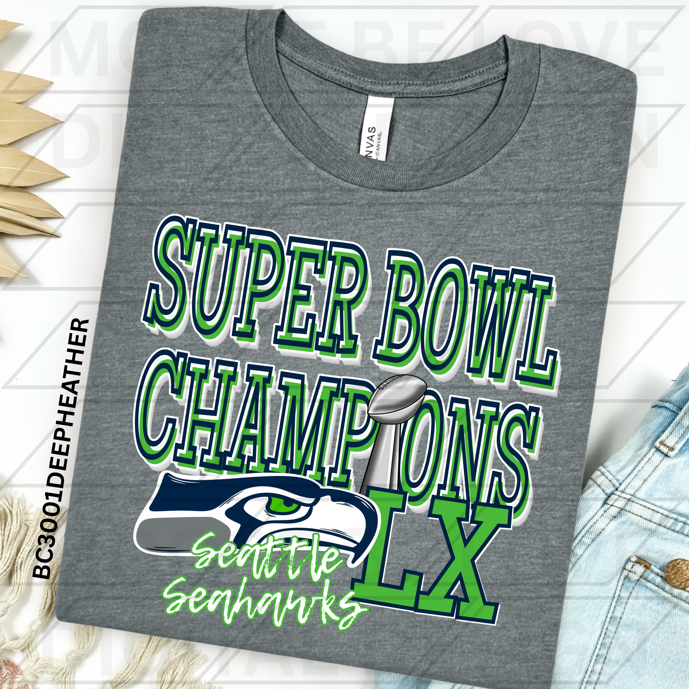 SEAHAWKS SUPER BOWL LX CHAMPIONS MAIDEN ORANGE PNG
