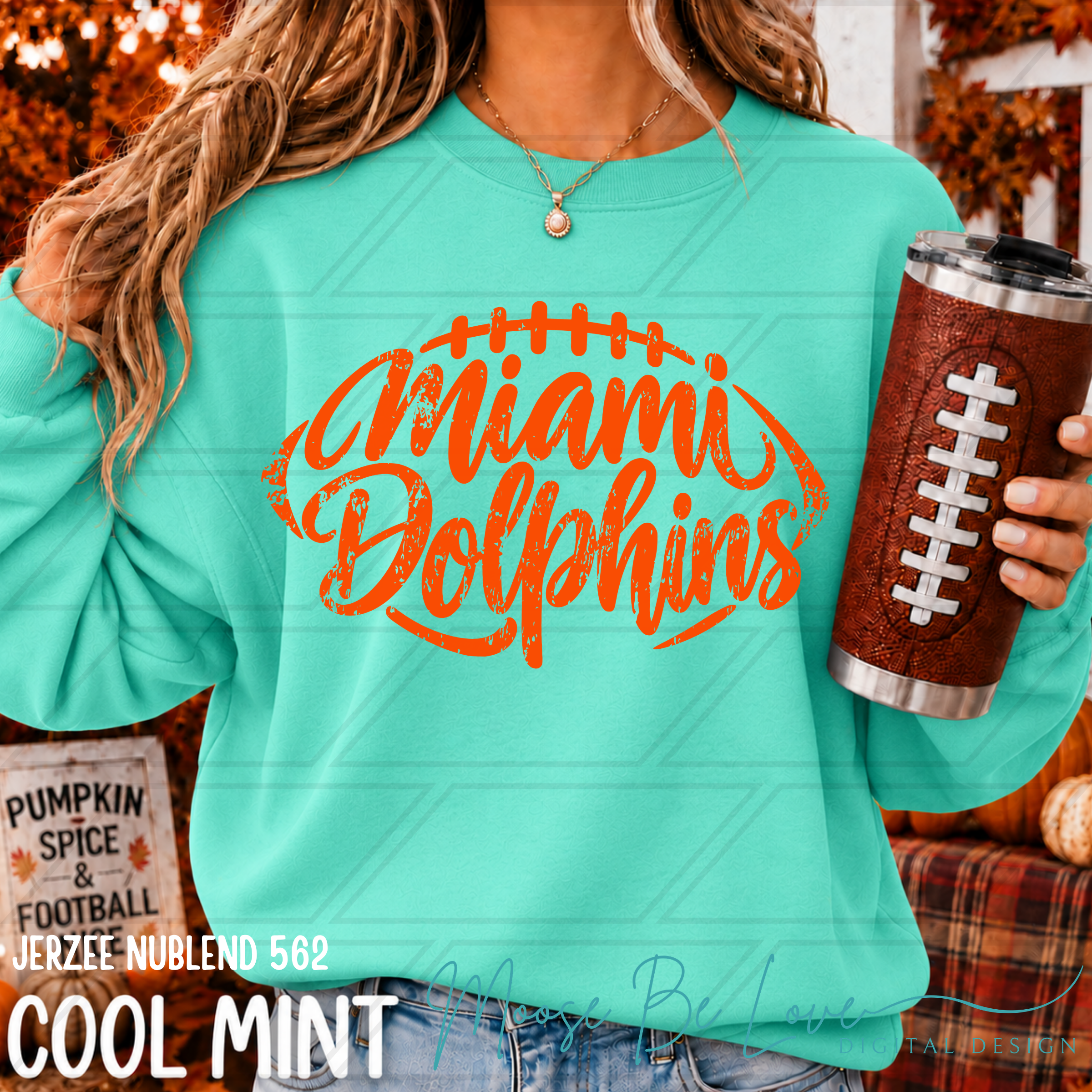 DOLPHINS FOOTBALL TYPOGRAPHY BUNDLE