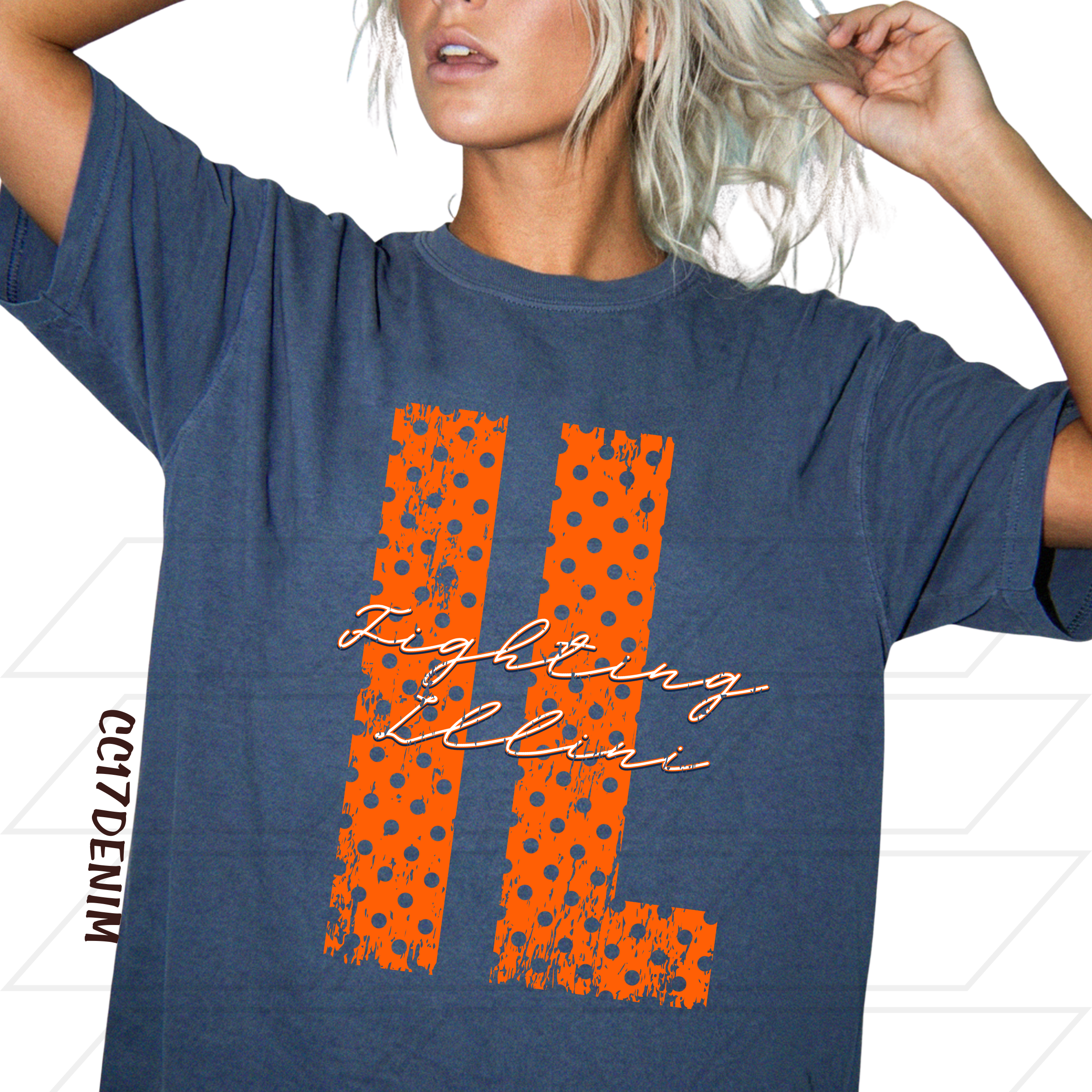 ILLINI TALL POLKA DOT MASCOT BUNDLE