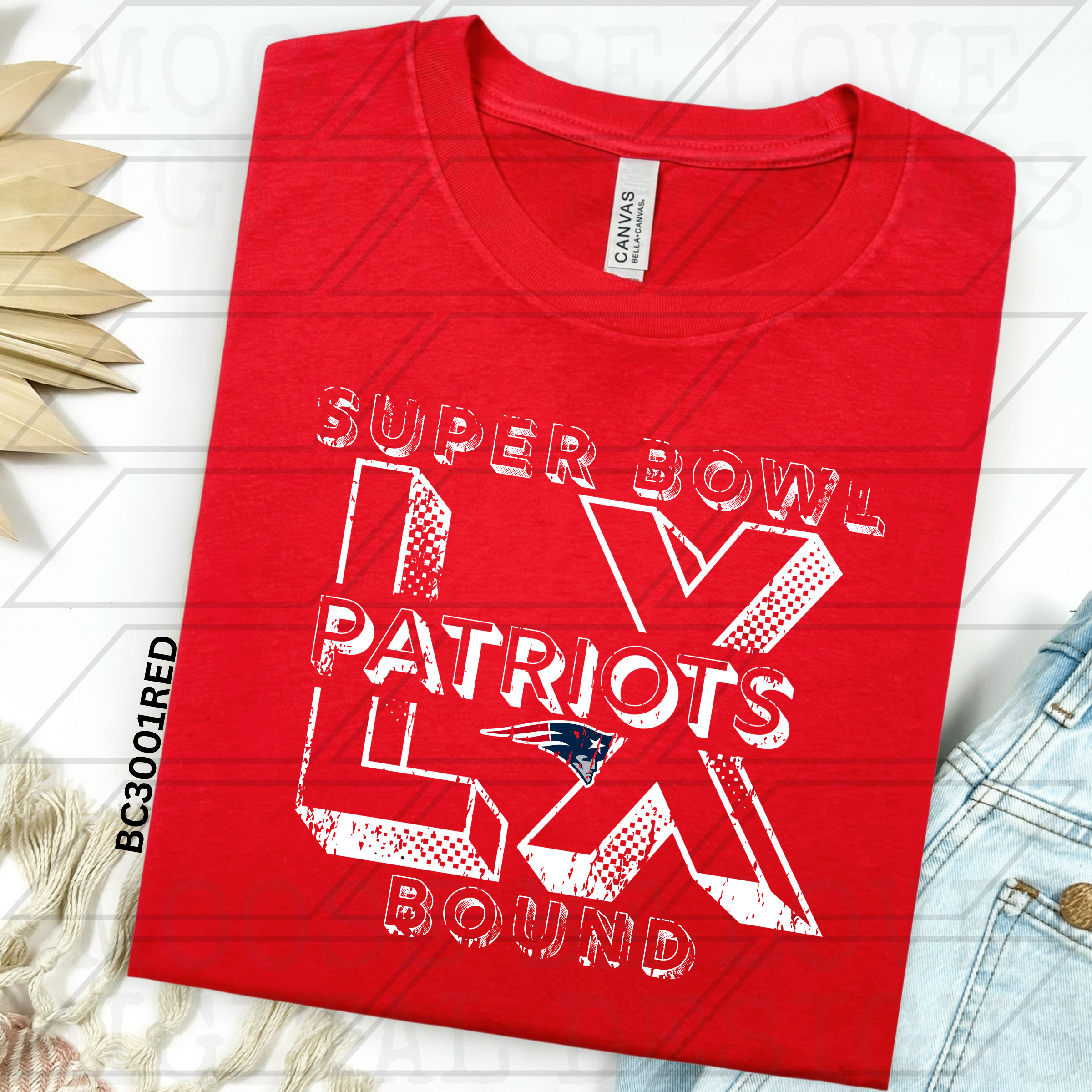 SUPERBOWL LX BOUND PATRIOTS ALL WHITE PNG