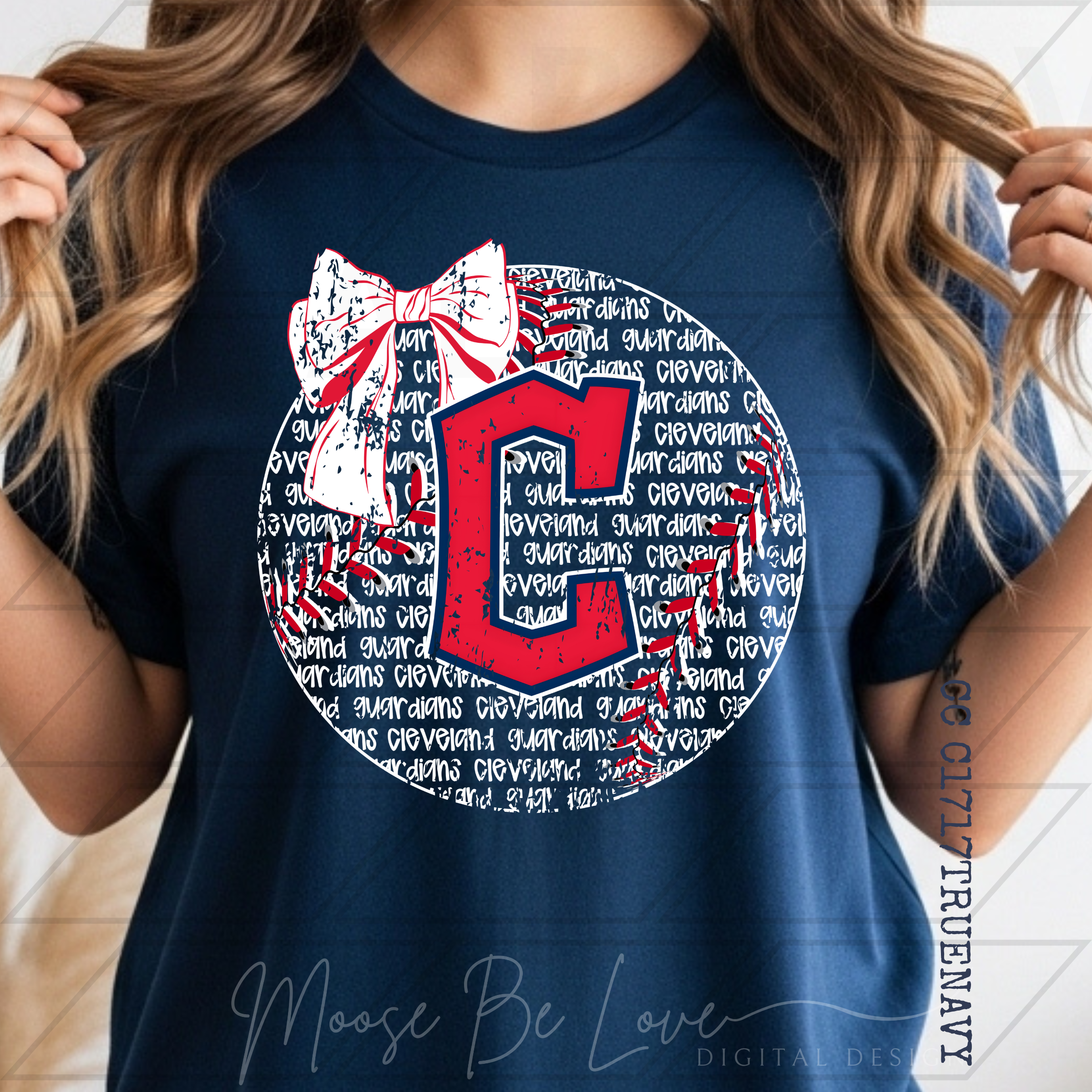 GUARDIANS BELLA BOO TYPOGRAPHY BASEBALL WITH BOW BUNDLE