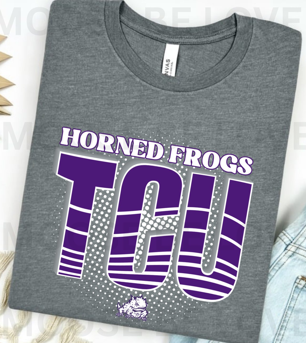 TCU 3D RETRO WAVE PNG