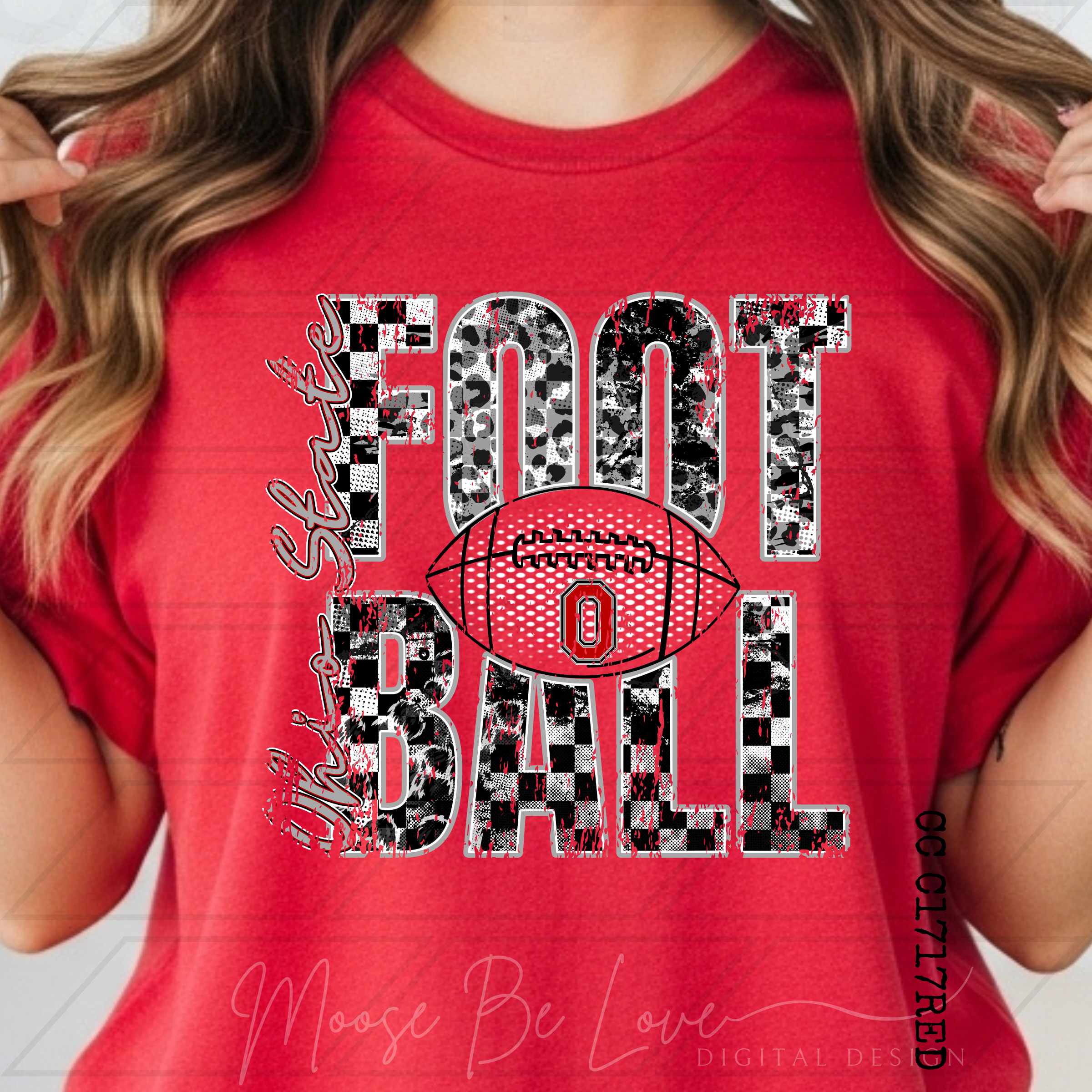BUCKEYES STACKED FOOTBALL LEOPARD CHECKERED GRUNGE BUNDLE