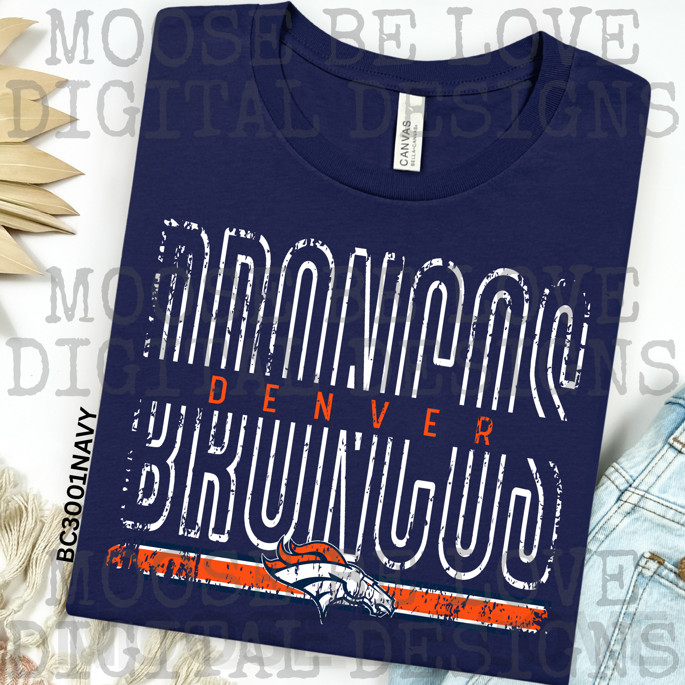 BRONCOS CLASSIC OUTLINE SPLIT BUNDLE