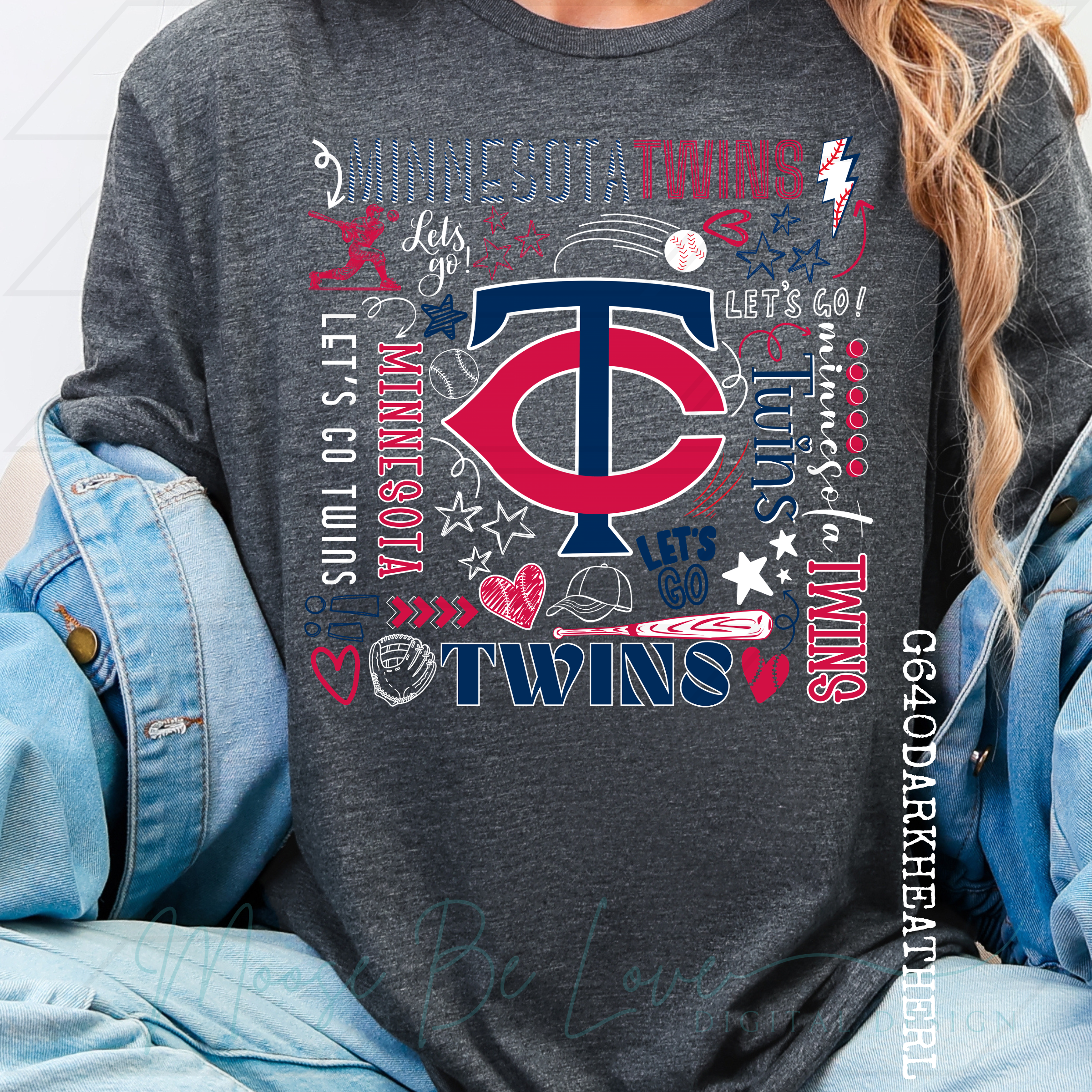 TWINS BASEBALL TYPOGRAPHY PNG