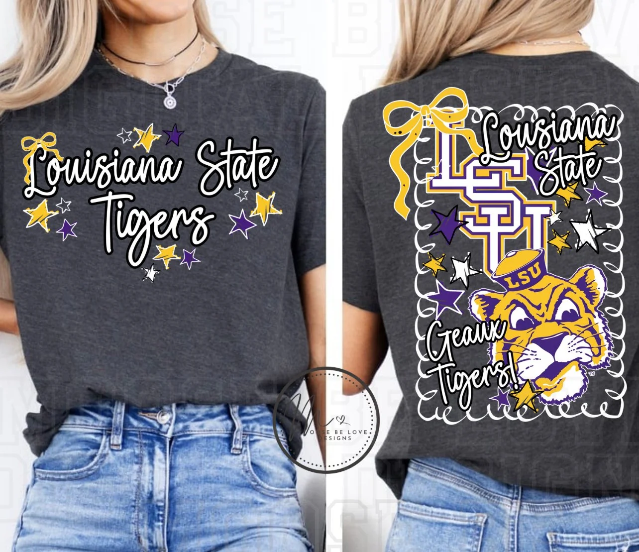 LSU VINTAGE DOODLE FRAME BUNDLE