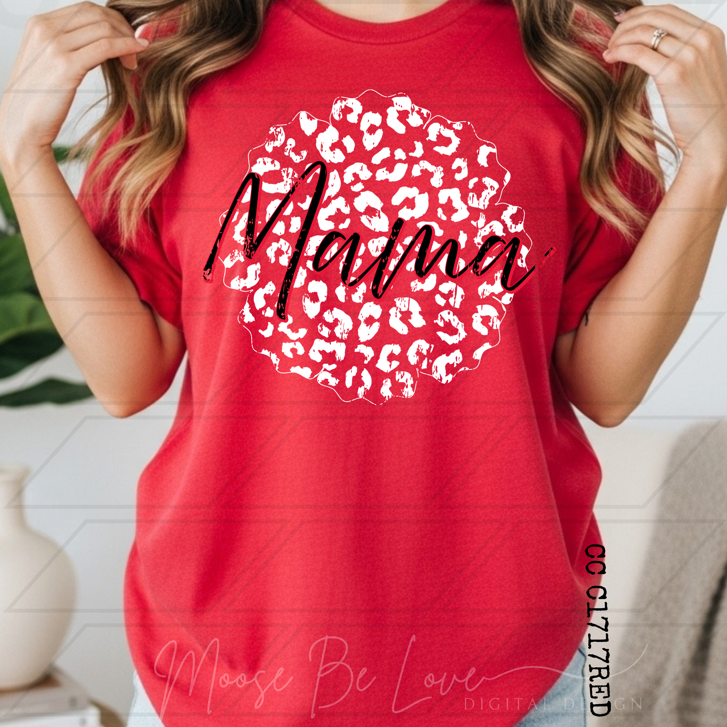 RED MAMA WHITE AND BLACK LEOPARD GRUNGE BUNDLE