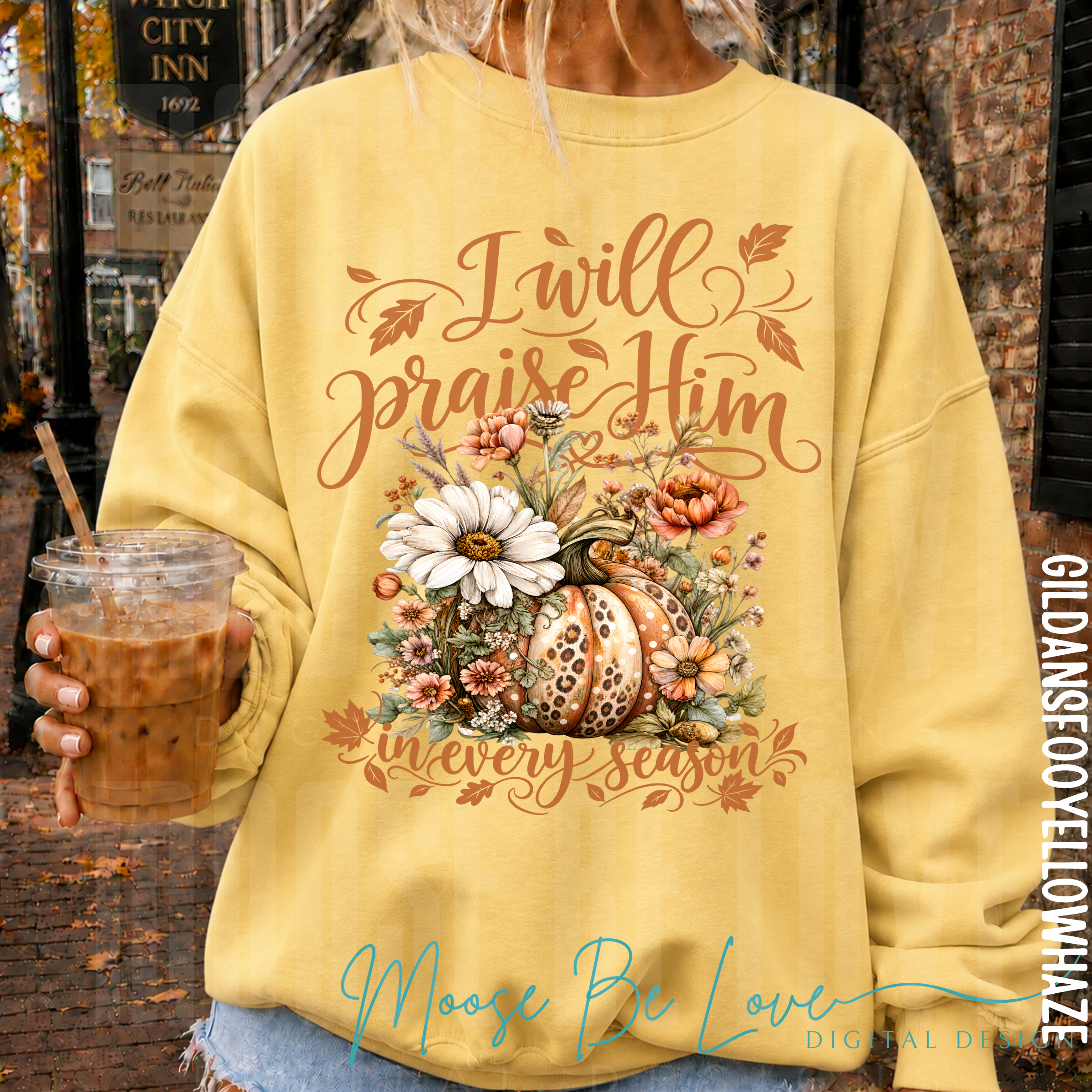 I WILL PRAISE HIM IN ANY SEASON FALL FLORAL PUMPKIN CALLIGRAPHY BUNDLE