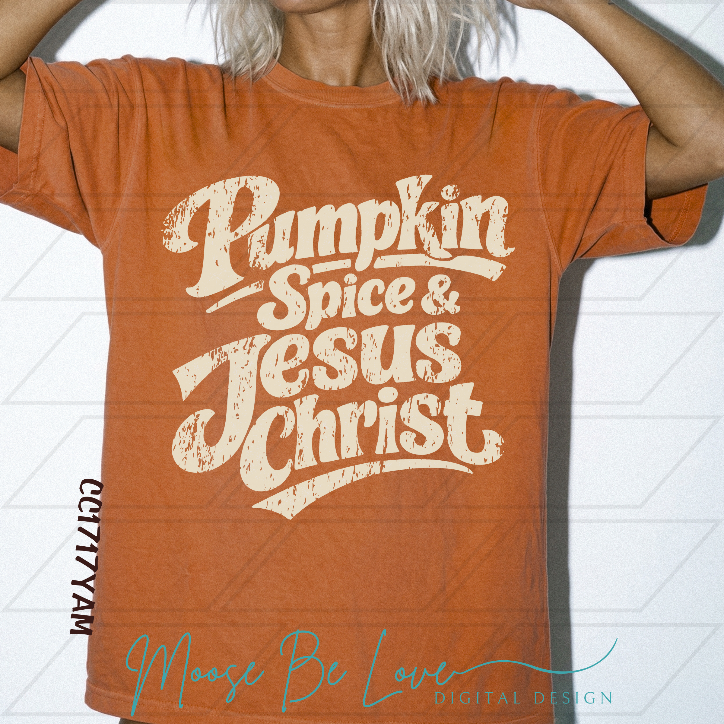 PUMPKIN SPICE AND JESUS CHRIST HAND DRAWN WORD ART BUNDLE