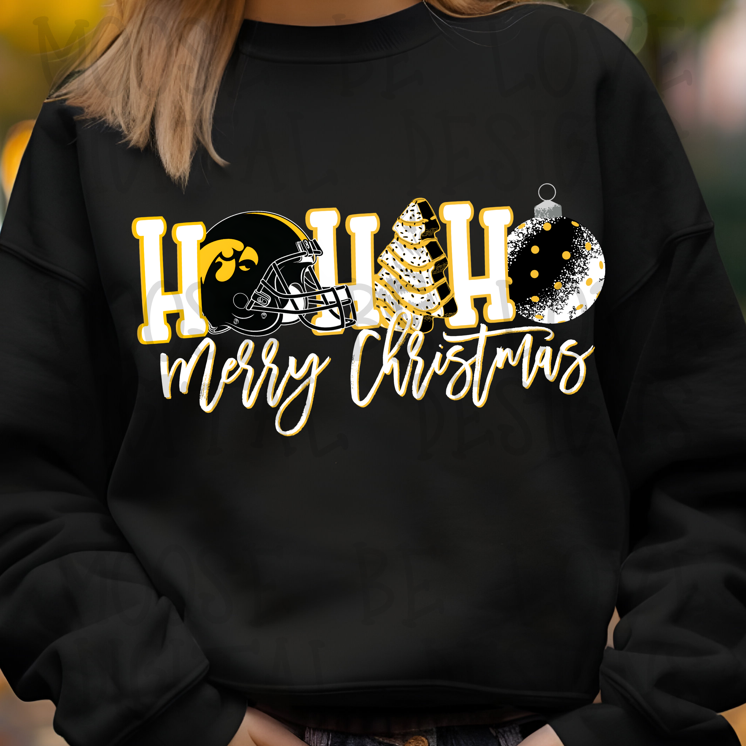 HAWKEYES FOOTBALL HO HO HO MERRY CHRISTMAS PNG