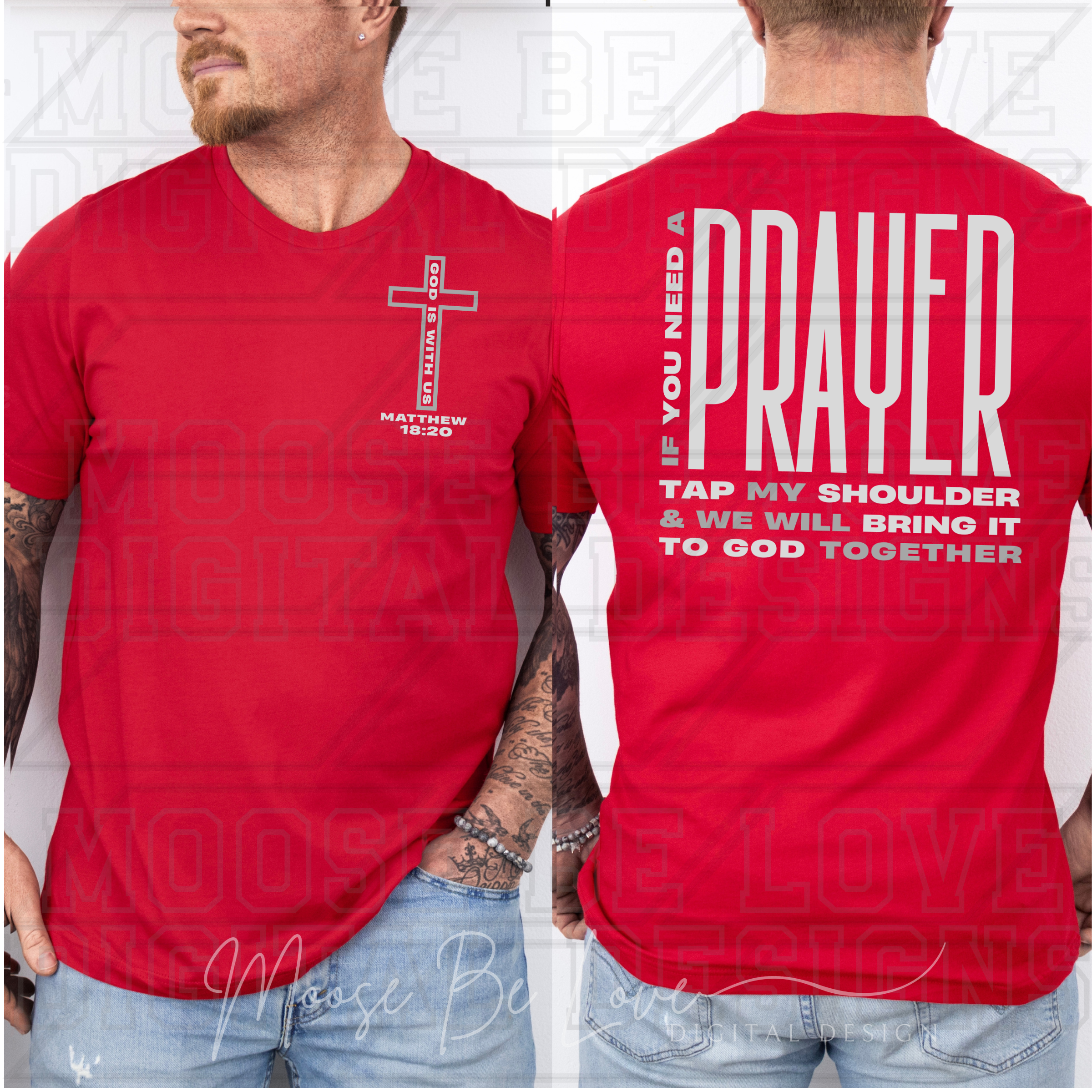 IF YOU NEED PRAYER TAP MY SHOULDER UNISEX VERSION BUNDLE