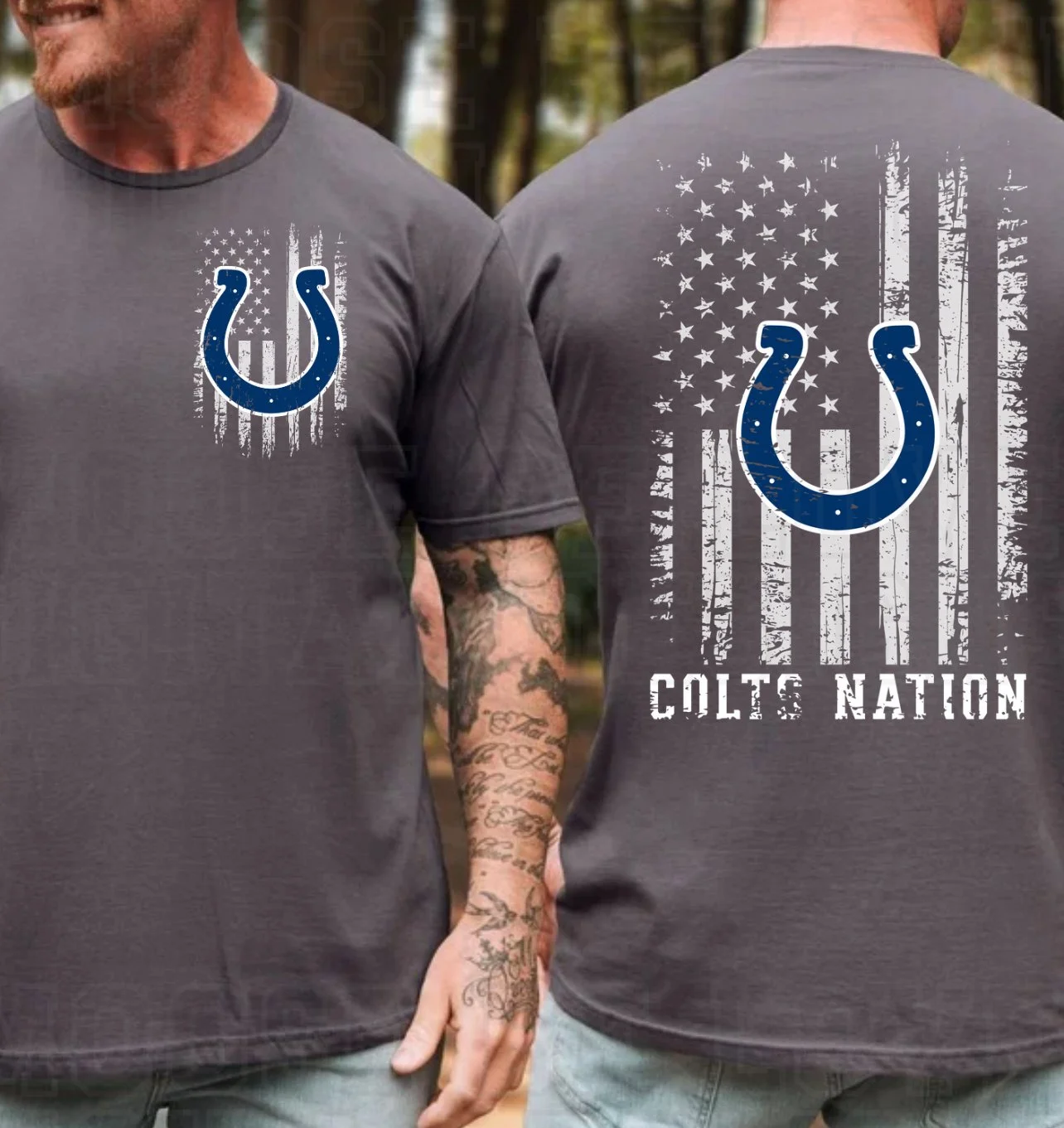 COLTS NATION AMERICAN FLAG BUNDLE