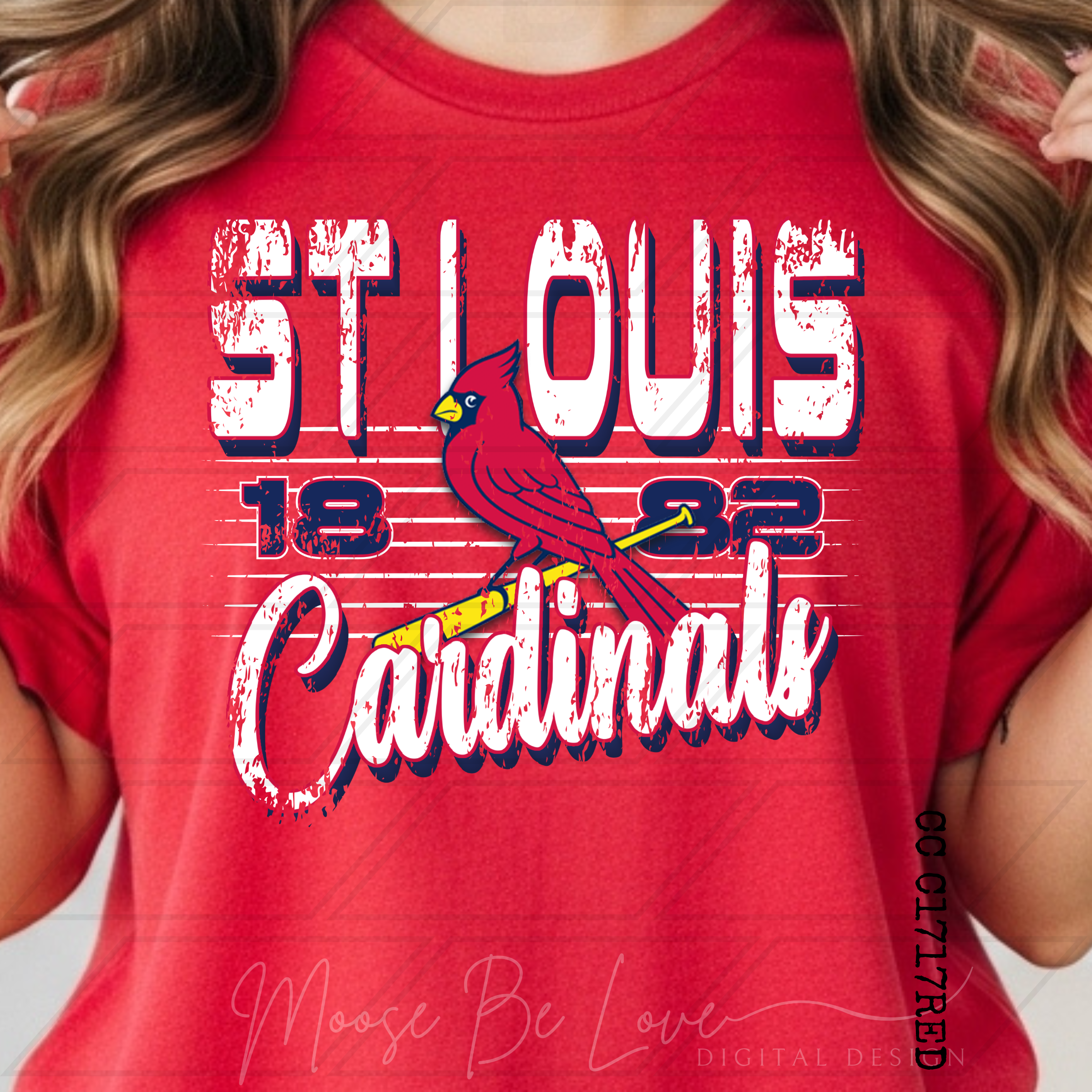 CARDINALS BASEBALL RETRO AGRESSIVE LINES BUNDLE