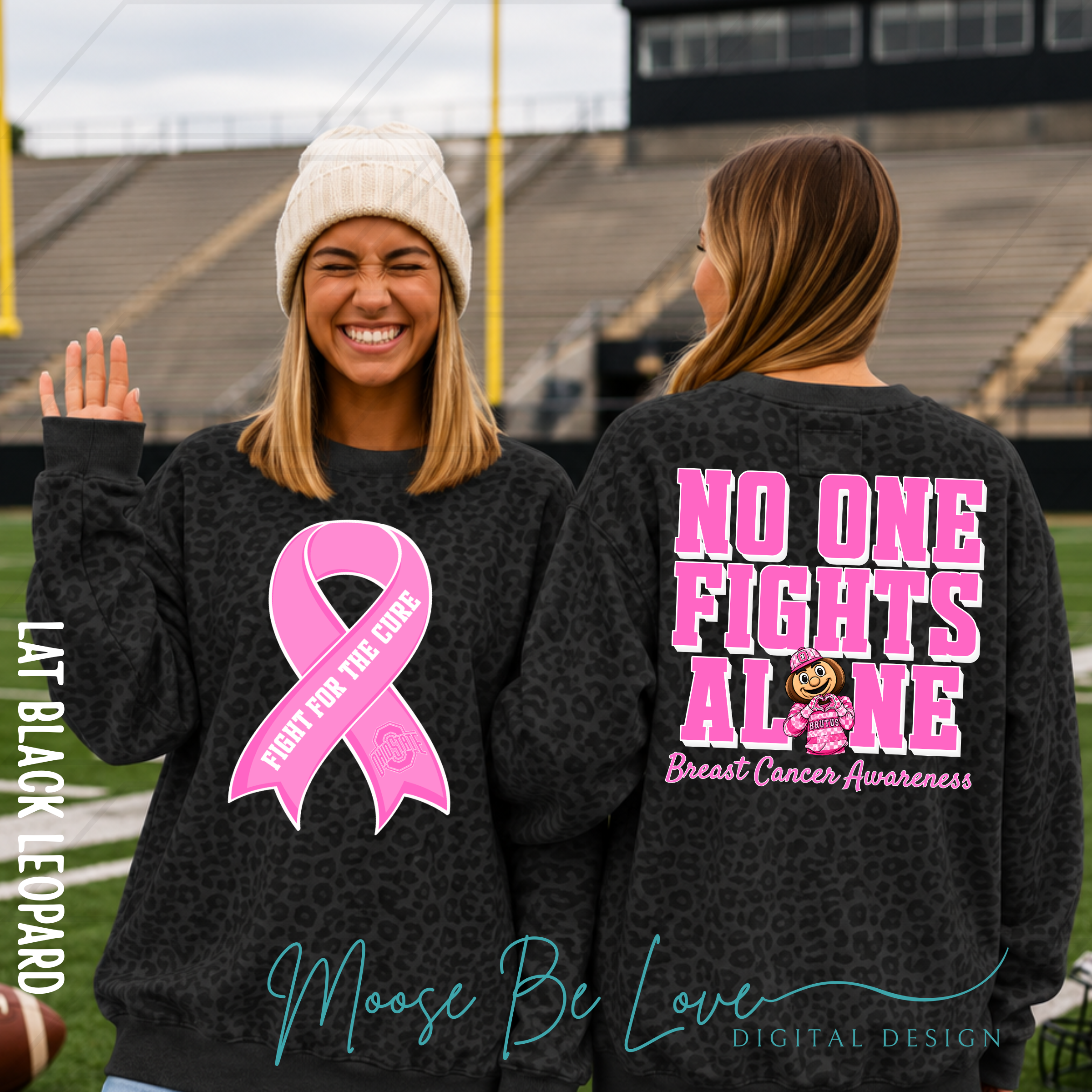 BUCKEYES BREAST CANCER AWARENESS NO ONE FIGHTS ALONE BUNDLE