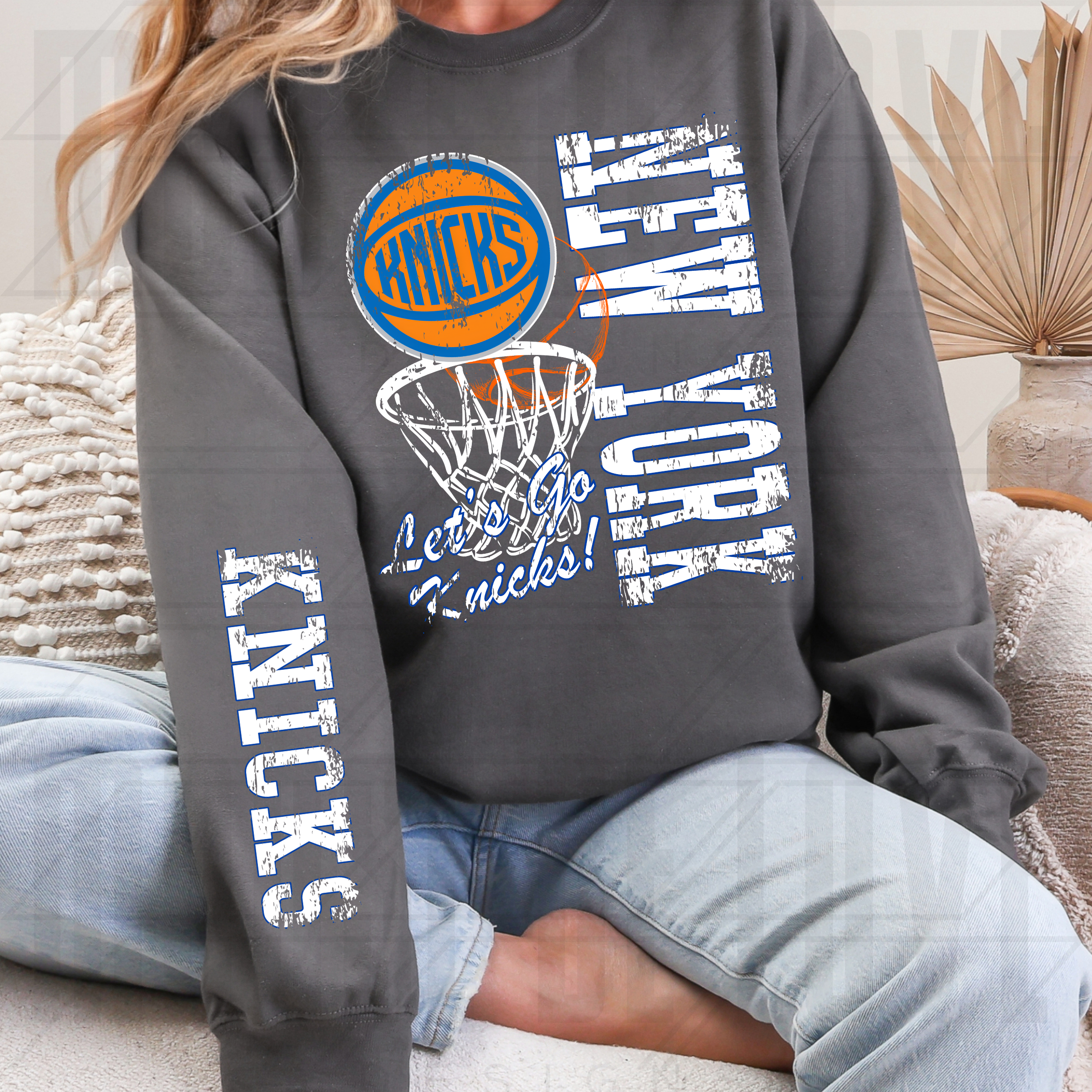 KNICKS BASKETBALL MASCOT TYPO BUNDLE