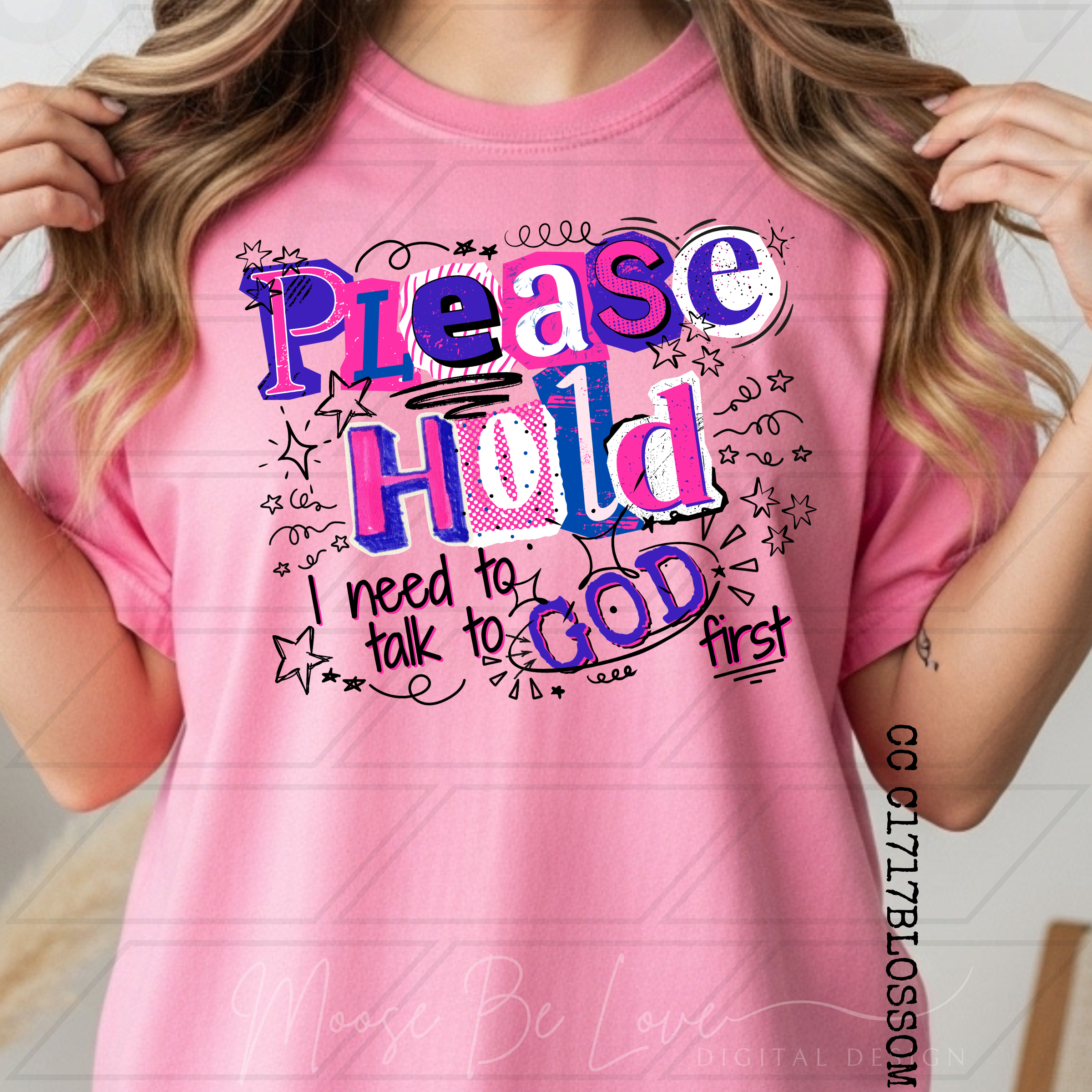 PLEASE HOLD, I NEED TO TALK TO GOD FIRST RANSOM DOODLE BUNDLE