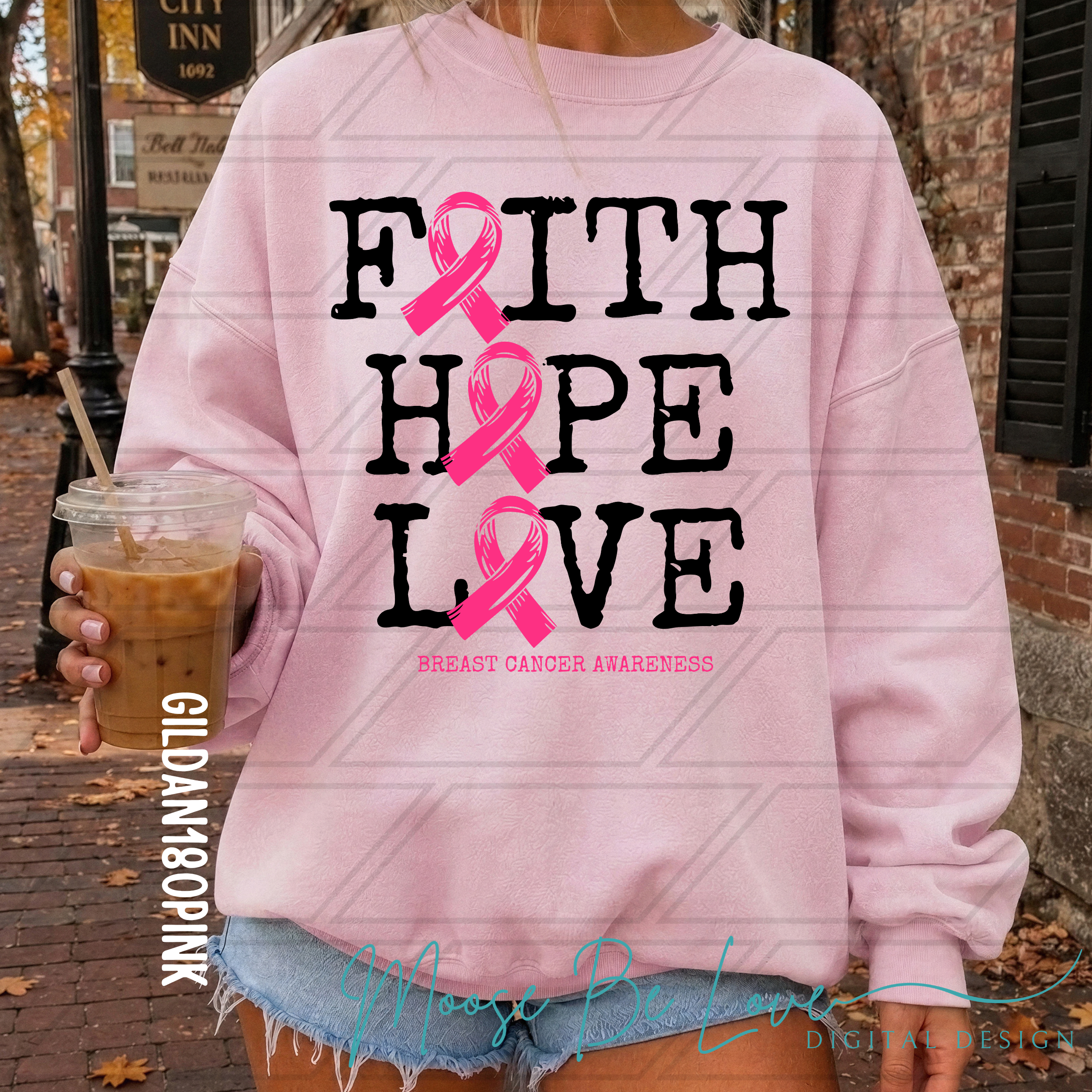 FAITH HOPE AND LOVE BREAST CANCER AWARENESS BUNDLE