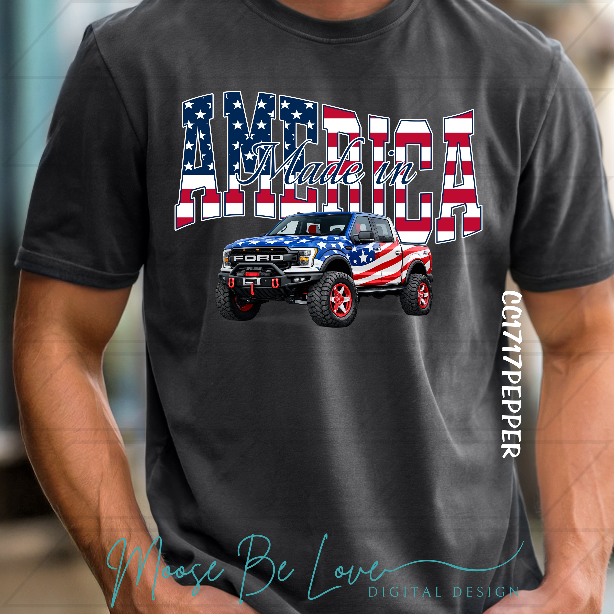 MADE IN AMERICA FORD TRUCK PNG