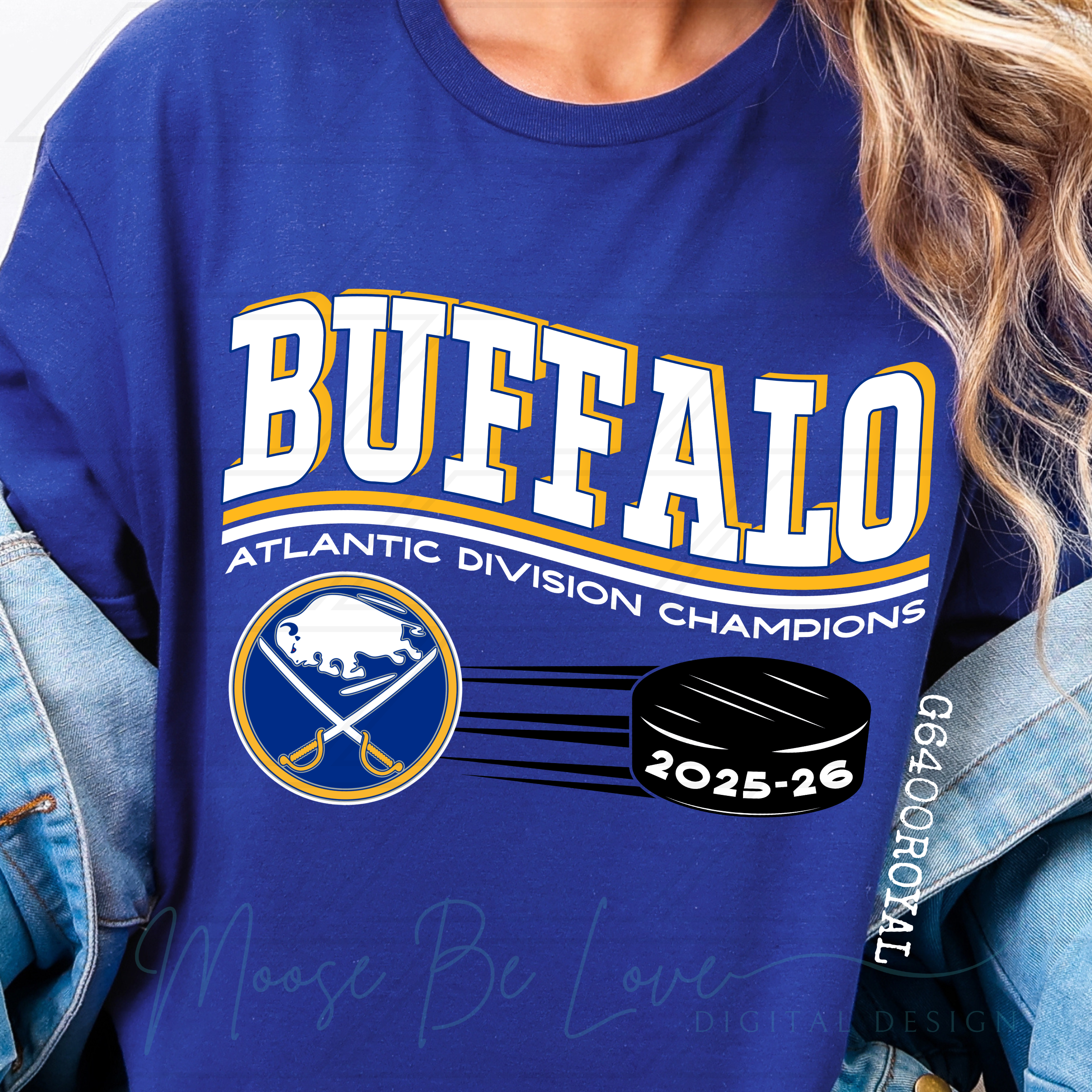 SABRES HOCKEY 2026 DIVISION CHAMPS TYPO PNG
