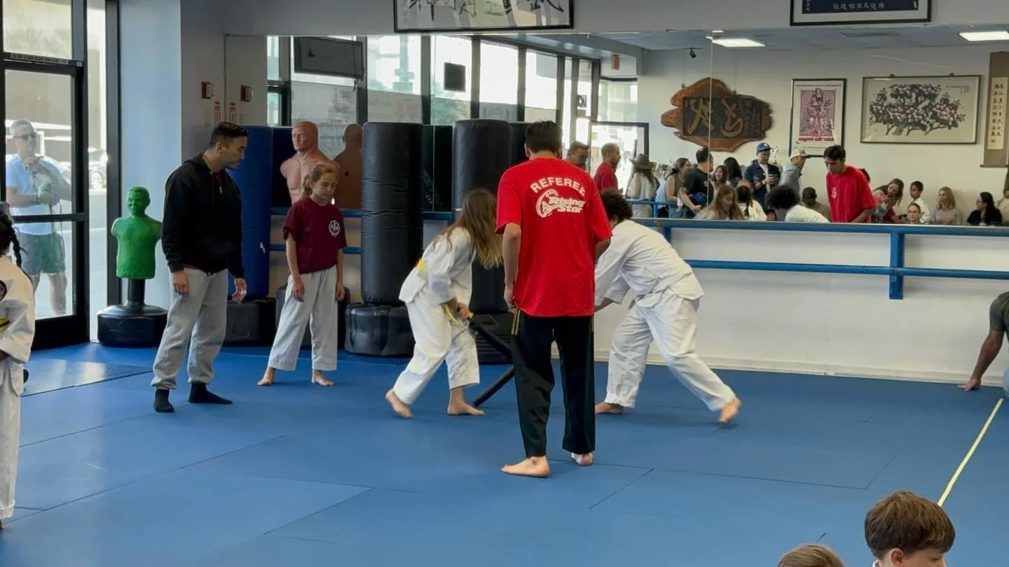 As if testing for his yellow belt wasn&rsquo;t enough, he chose to sign up for a tournament the next day doing the soft sword event. And ended up going up against a yellow belt! 

He was so proud he got silver and wants to go for gold next time! I&rs