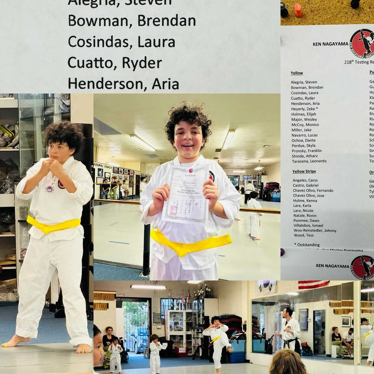 He&rsquo;s a Yellow Belt! 

So proud of this kid. He never ceases to amaze me!🥰❤️

He leveled up in class last night and his instructors promptly stepped it up yellow belt level in his last white belt class. He immediately responded in class taking 