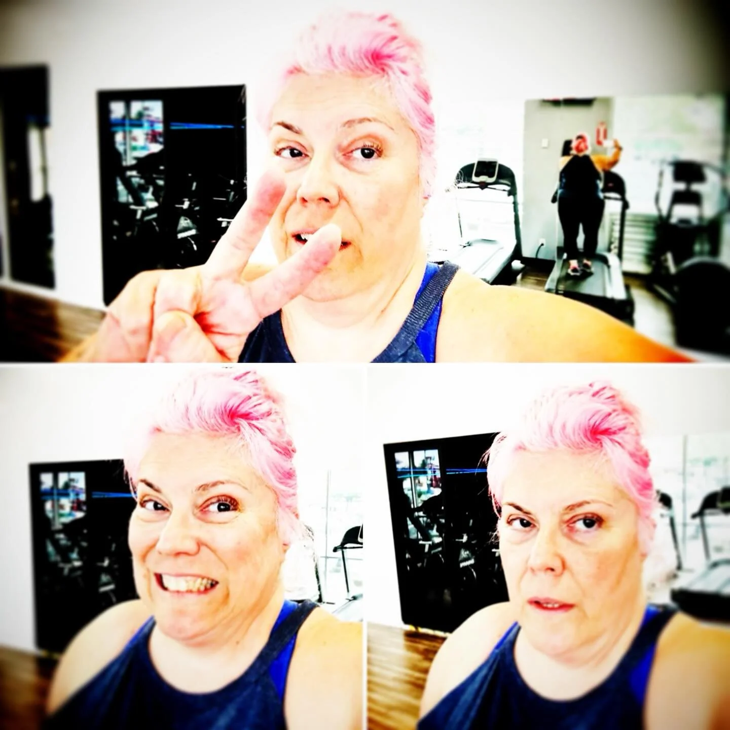 Adding consistent cardio to the mix&hellip;. Doubled up last Friday and trained then later jumped on the treadmill and Precor for an hour. Saturday I jumped into a cardio boxing class with my boys and @whiskey.hp teaching.

Might have been a lot all 