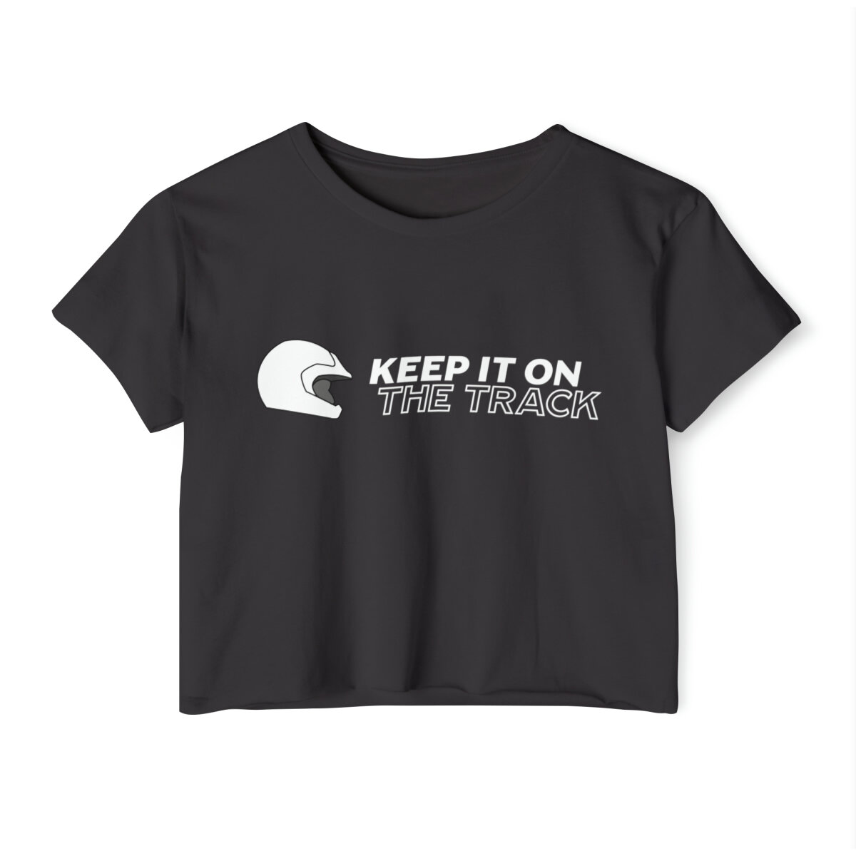 Keep It On The Track Crop Top