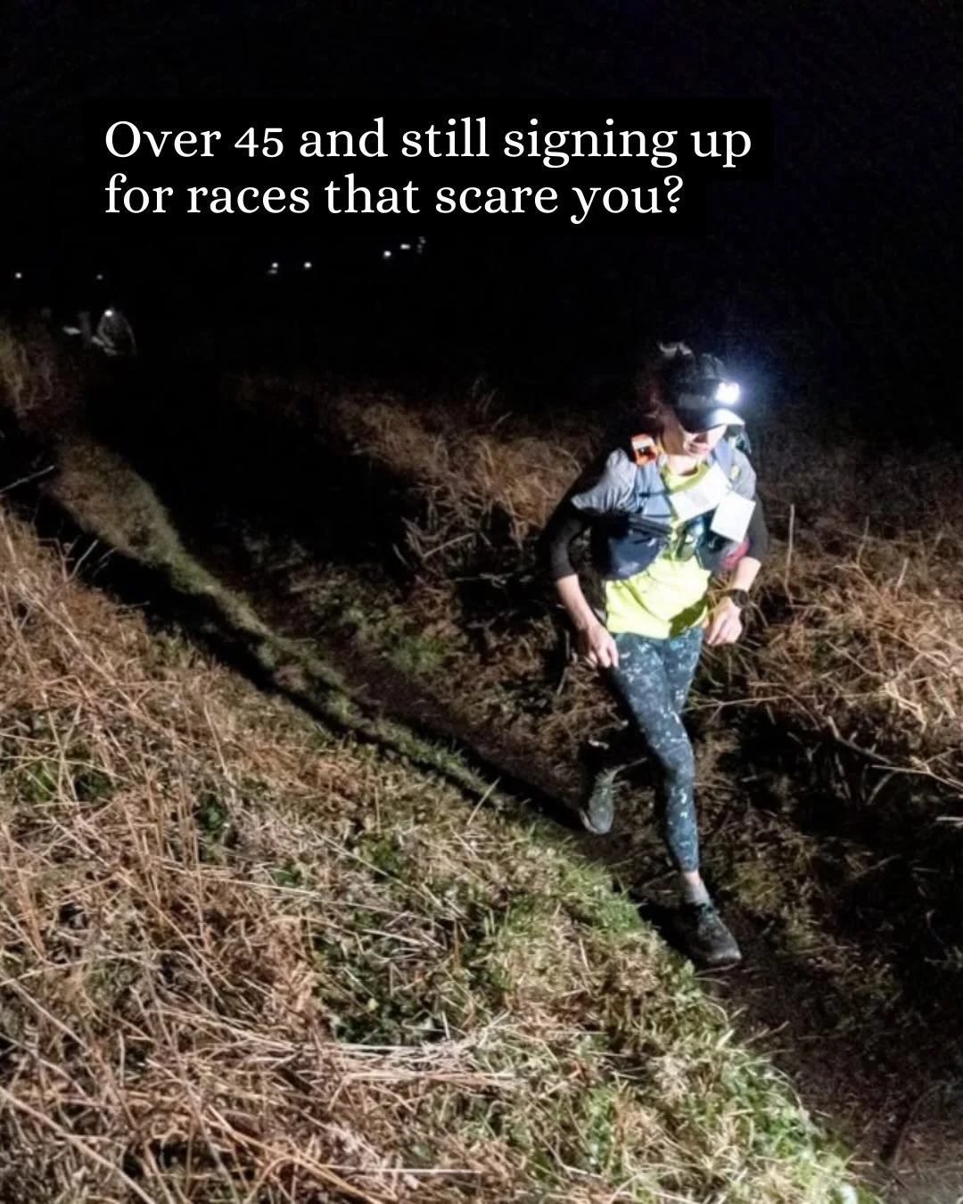 I&rsquo;m 55, perimenopausal and I&rsquo;ve just signed up to run 12 miles across Dartmoor in the dark. The Burrator Noir trail run in November with @wildrunninguk .

I know what winter running at night asks of you. The cold and damp. And the disorie