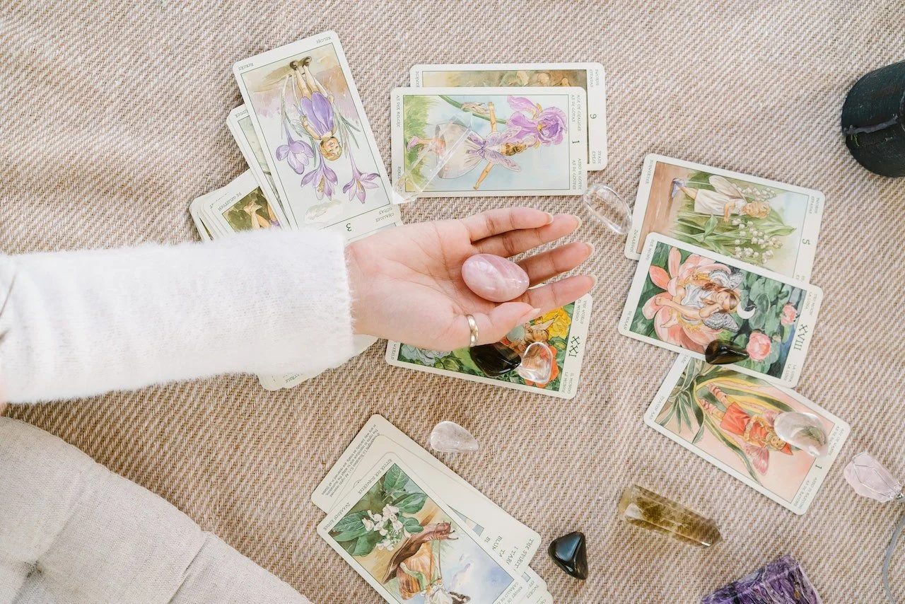 Practicing self-care and self-reflection through tarot