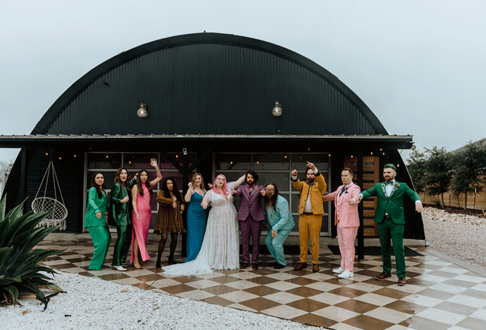Fun &amp; Colorful Wedding Day at Camino Real Ranch, TX 