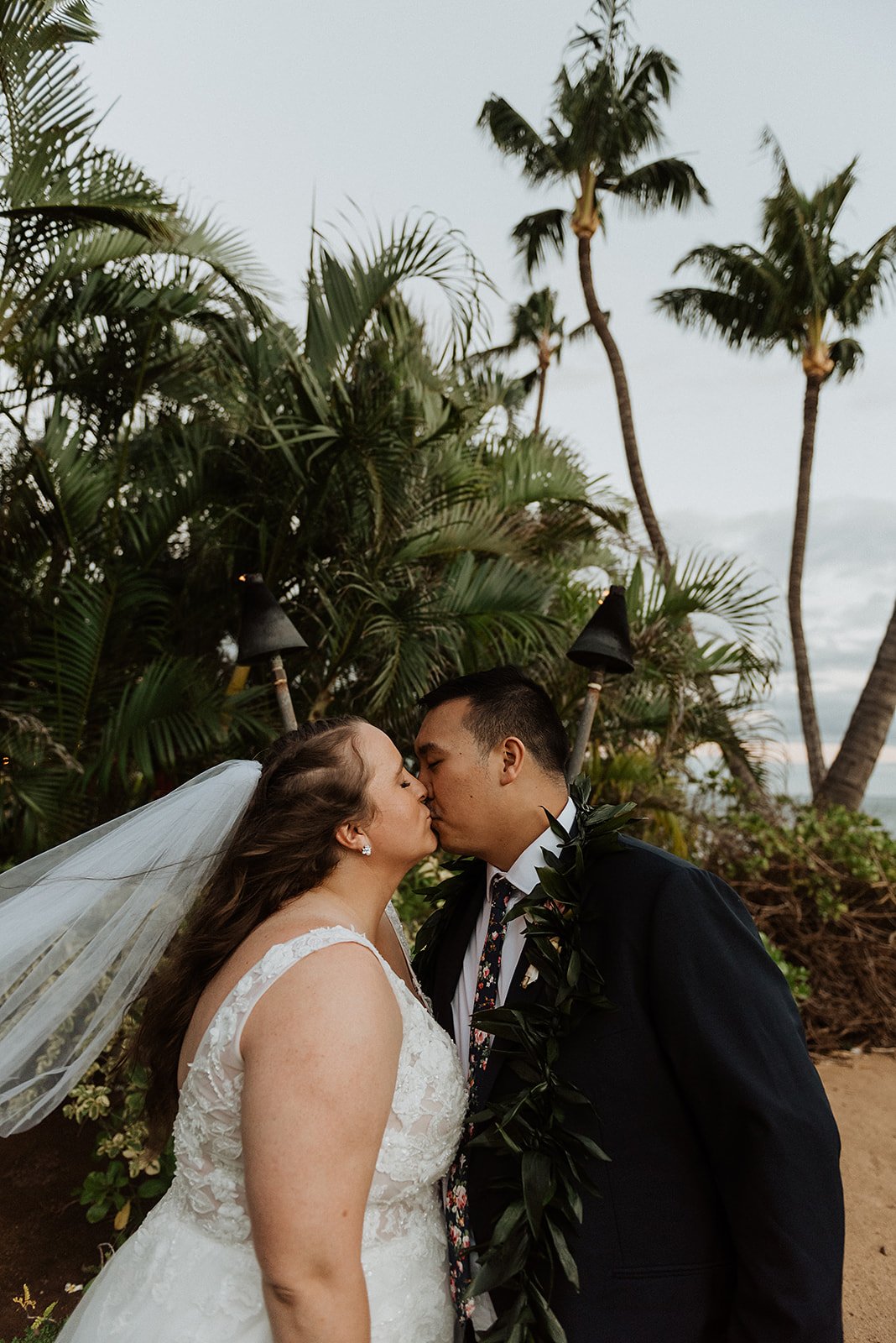 Romantic Beach Wedding at Sugar Beach Events in Maui, Hawaii