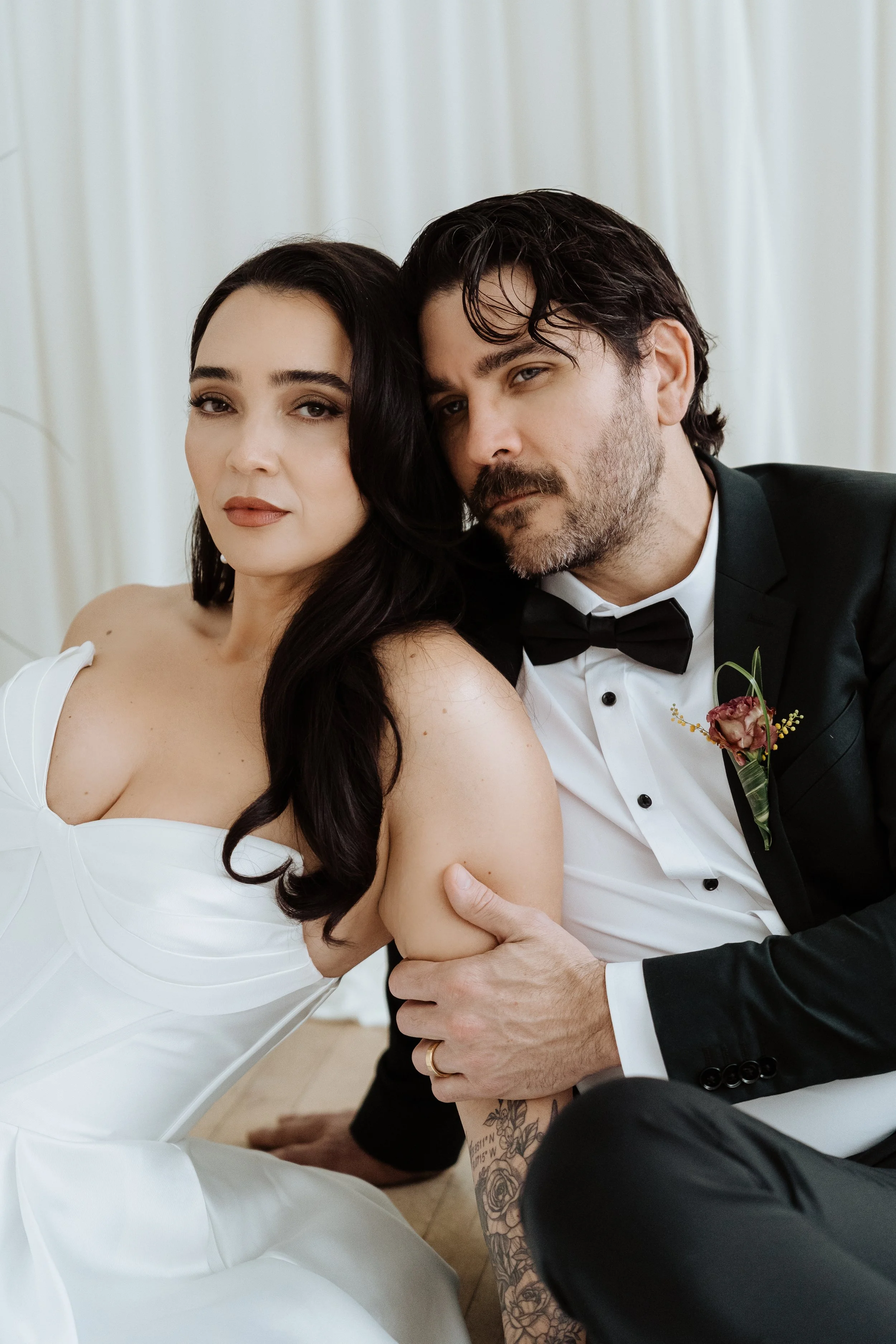 Luxury Seattle Wedding Photography Editorial | Modern Romance with Classic Film Inspiration