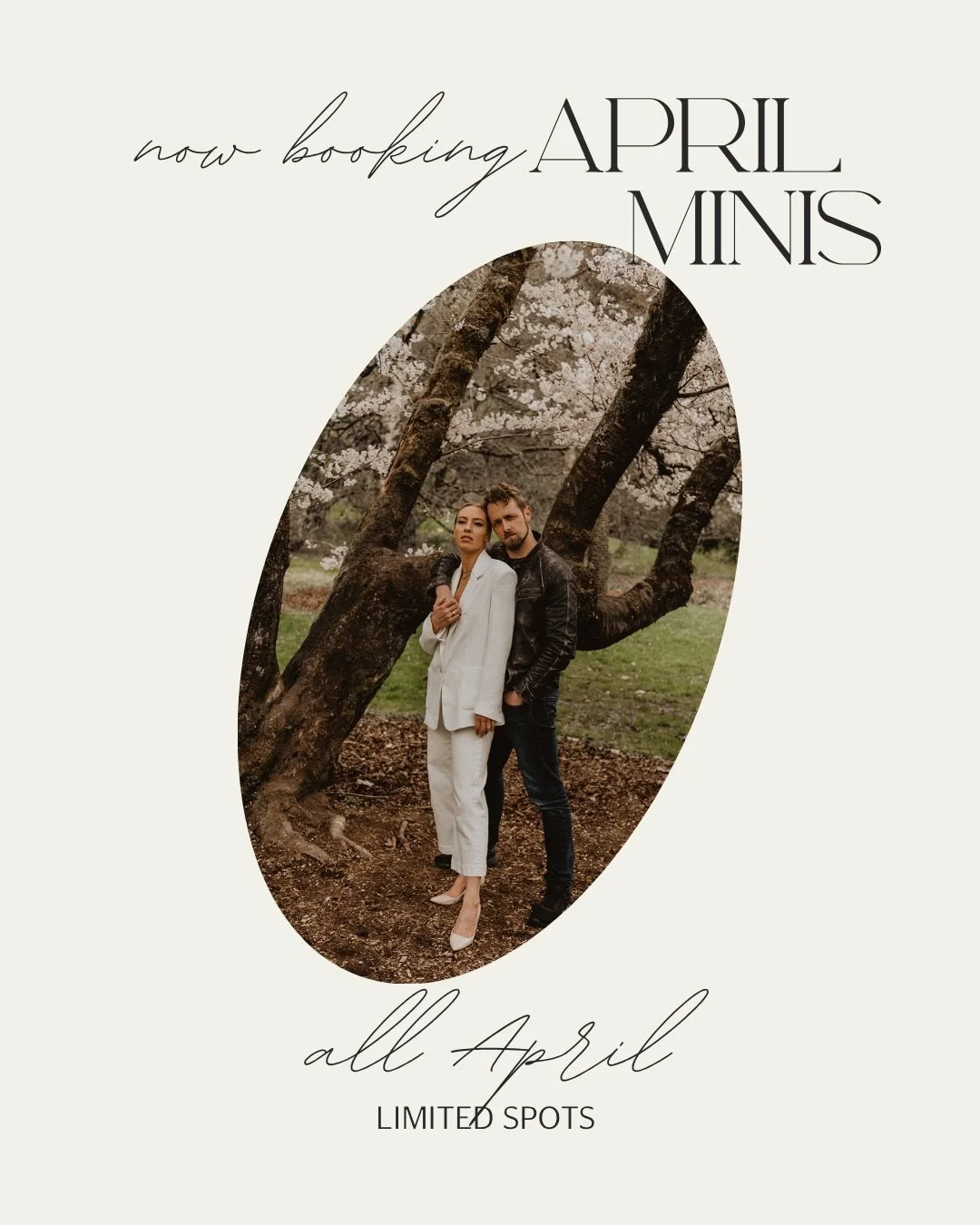 here&rsquo;s something about spring that feels like a soft reset. Longer days, slower moments, and the kind of light that makes everything feel a little more meaningful.

OFFICIAL LAUNCH FOR APRIL MINIS!
30 MINUTE SESSIONS. 

These sessions are for d