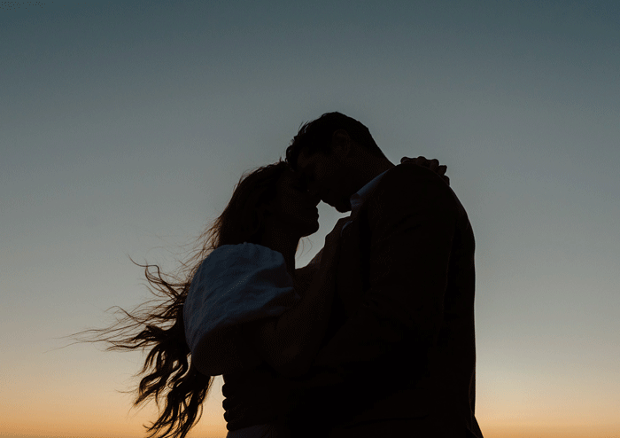 Night time elopement on the Oregon Coast