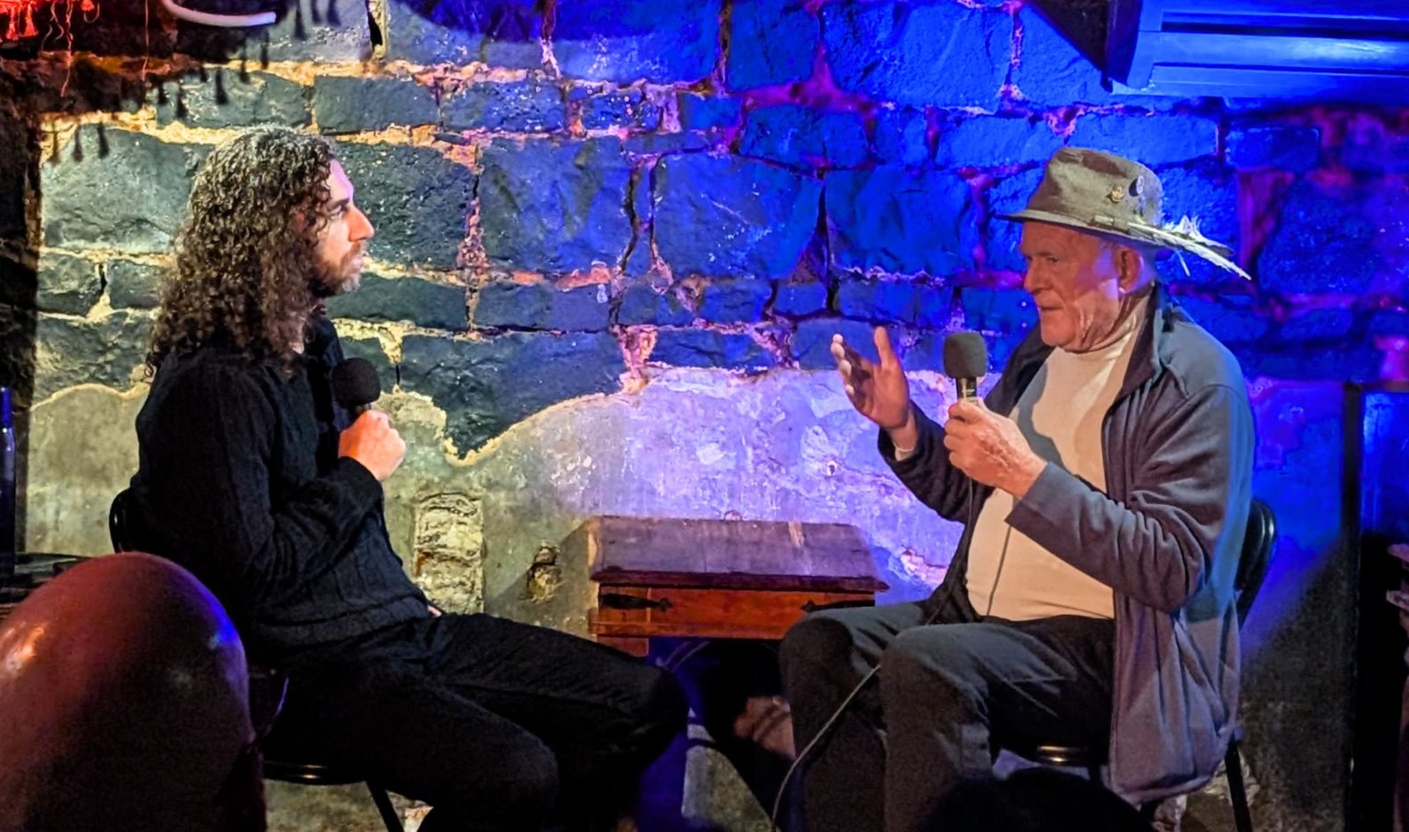 Dialogue at Caz Reitop's