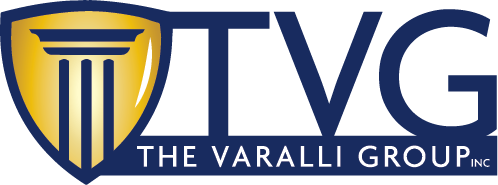 TVG logo with column graphic and text "The Varalli Group Inc"