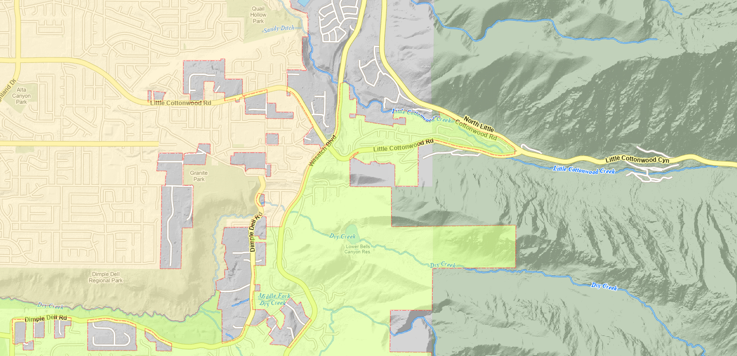 Map of Granite Cave by Granite Community Council
