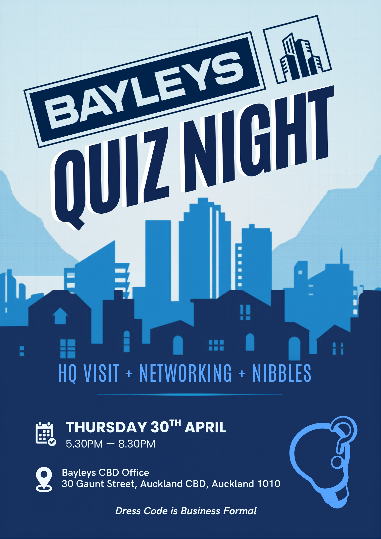 Bayleys HQ Quiz NIght
