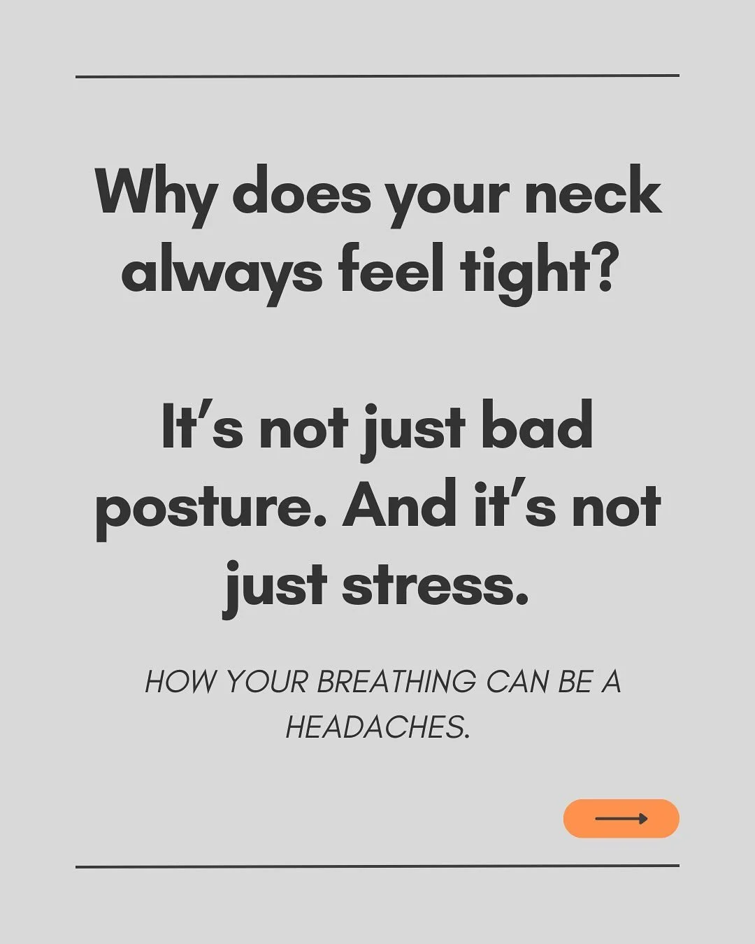 If you’re one with constant neck tension, do yourself a solid; don’t be stubborn, read, learn and apply!