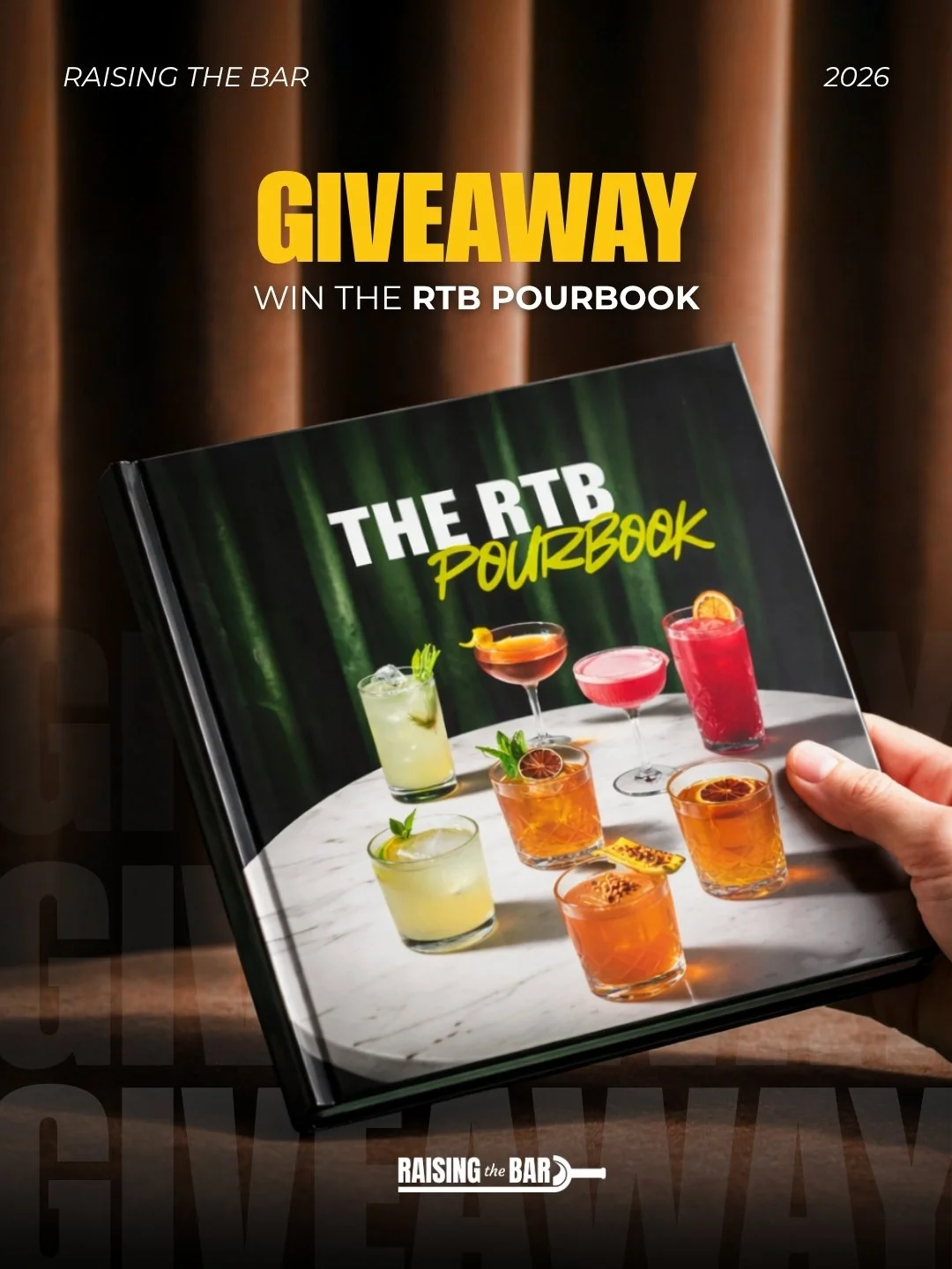 We&rsquo;re giving away 2 RTB Pourbooks 🍸✨

Our very own cocktail recipe book, filled with signature drinks, elevated classics, and everything you need to recreate the RTB experience at home.

To enter:
&bull; Follow us
&bull; Like this post
&bull; 
