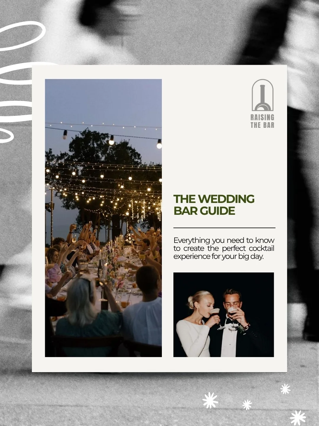 Your wedding bar should be more than just drinks, it should be part of the experience. ✨

From signature cocktails to thoughtful details and seamless service, this is your guide to creating a bar your guests will remember.

Let&rsquo;s bring your dre