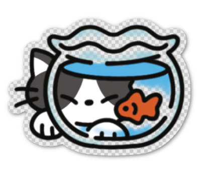 Fishbowl Kitty