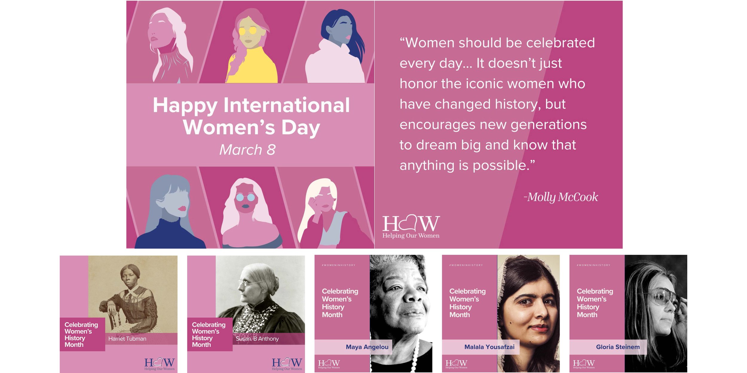 Helping Our Women- Social Media