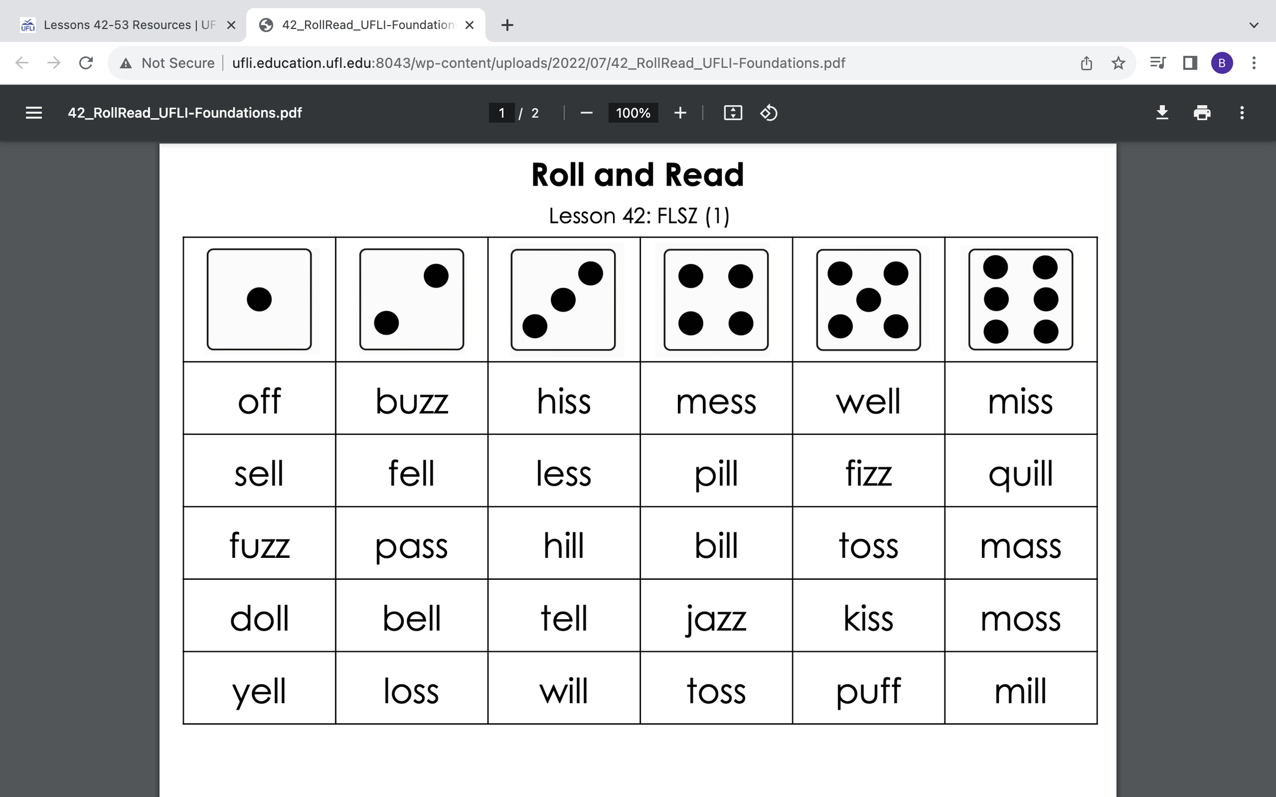 UFLI Alphabet Tracing for Kindergarten