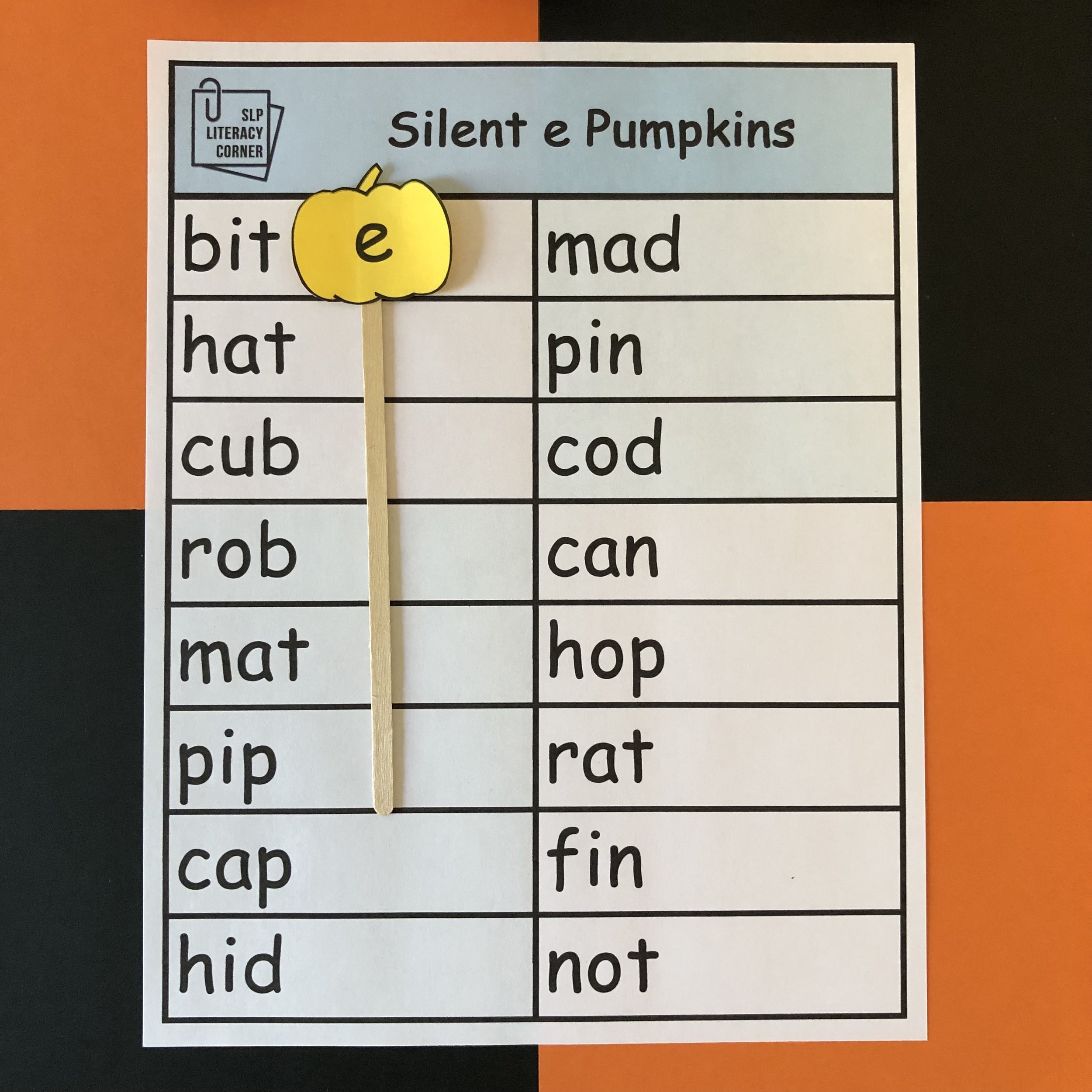 SLP Literacy Corner Silent e Pumpkins 1.jpg